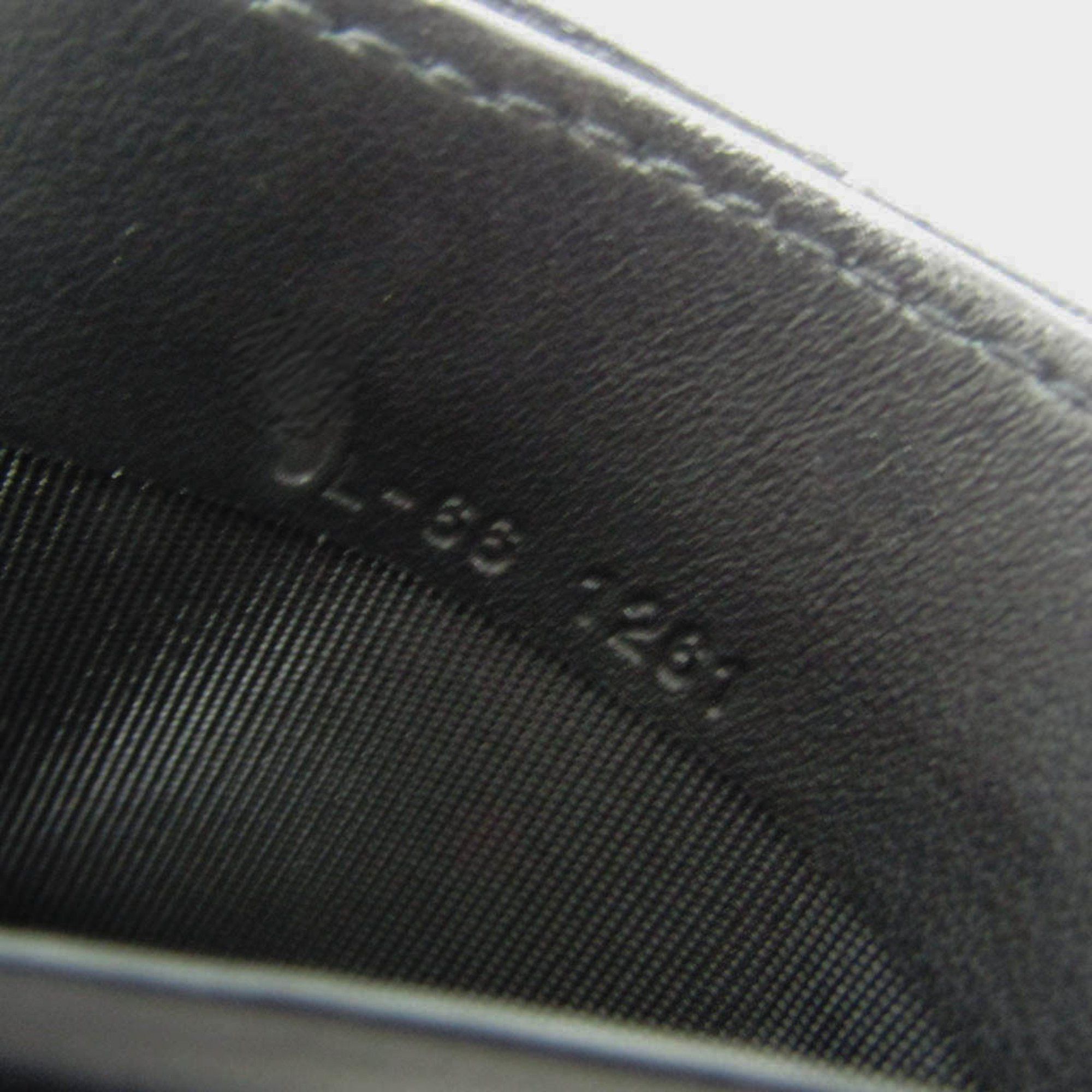 Salvatore Ferragamo Salvatore Ferragamo JL-66 1261 Leather Card Case Black Size ONE SIZE - 9 Thumbnail