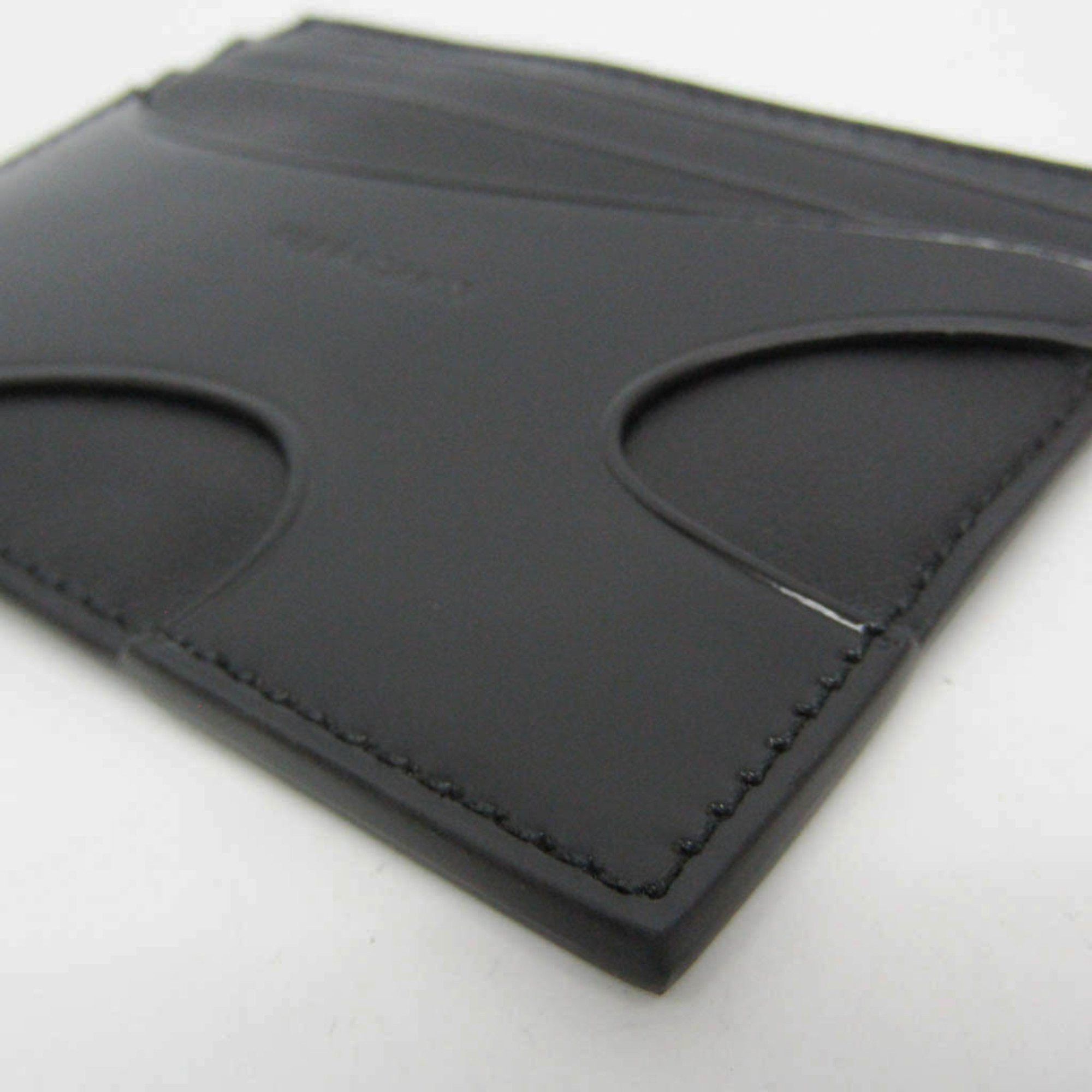 Salvatore Ferragamo Salvatore Ferragamo JL-66 1261 Leather Card Case Black Size ONE SIZE - 5 Thumbnail