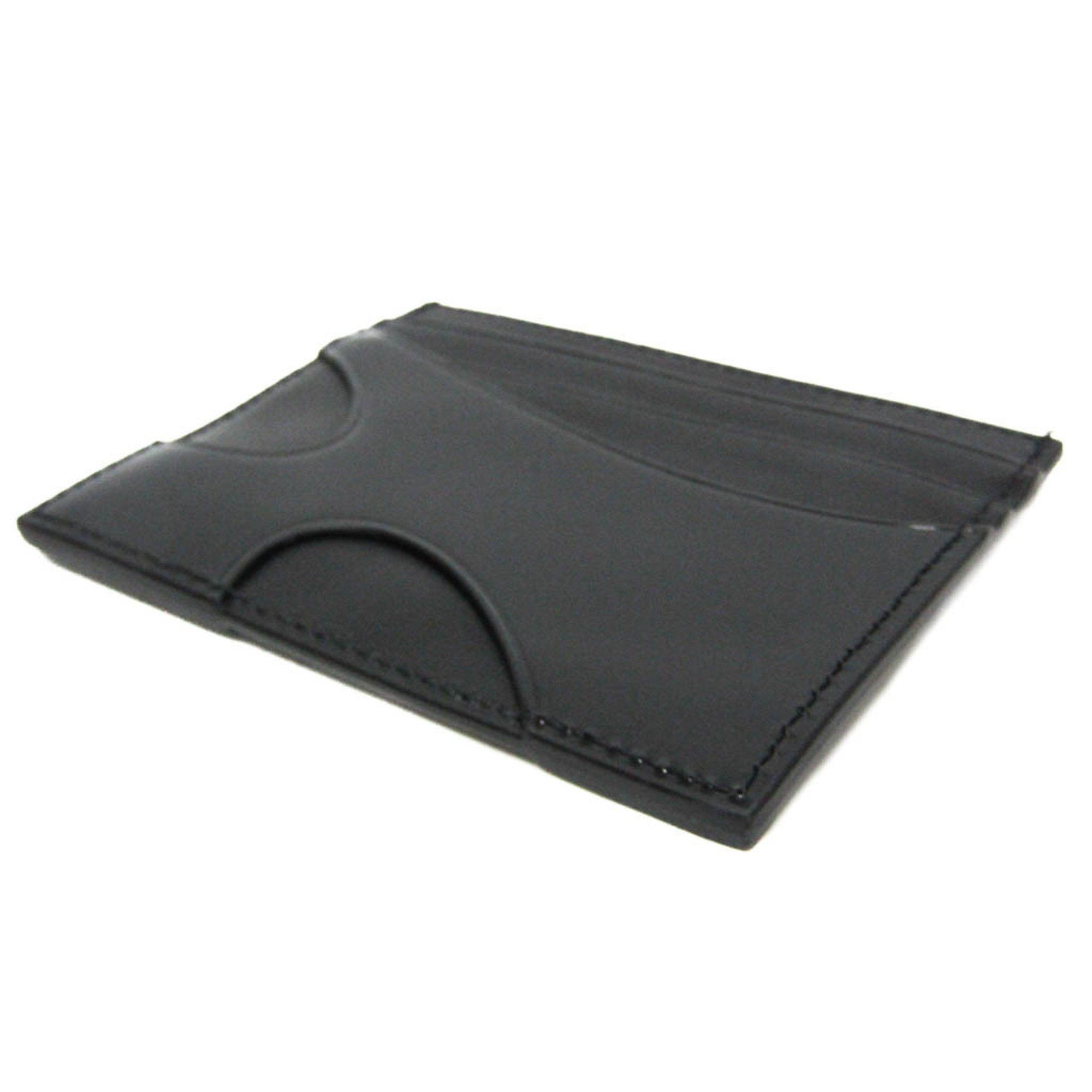 Salvatore Ferragamo Salvatore Ferragamo JL-66 1261 Leather Card Case Black Size ONE SIZE - 3 Thumbnail