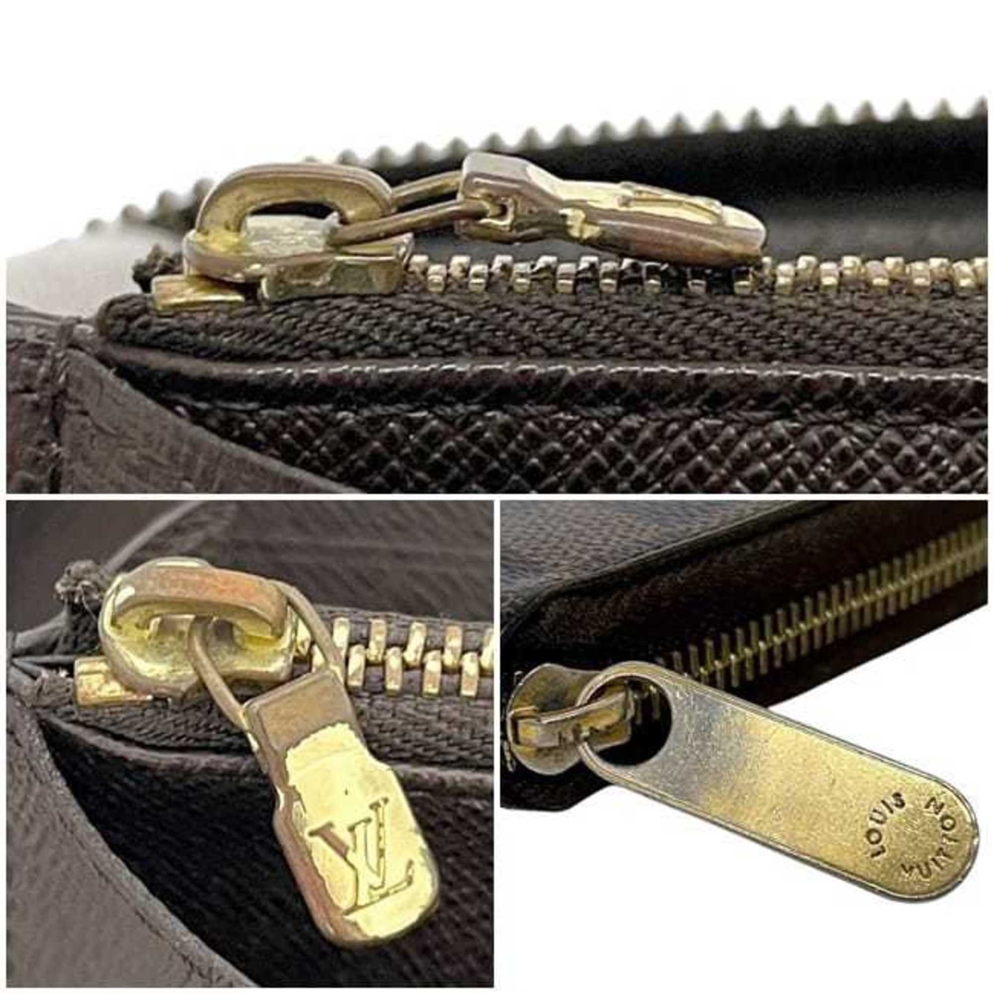 Louis Vuitton Louis Vuitton Round Zippy Wallet ec-24281 Brown Damier Ebene N60015 Canvas CA2079 LOUIS VUITTON Men's and Women's Size ONE SIZE - 7 Thumbnail