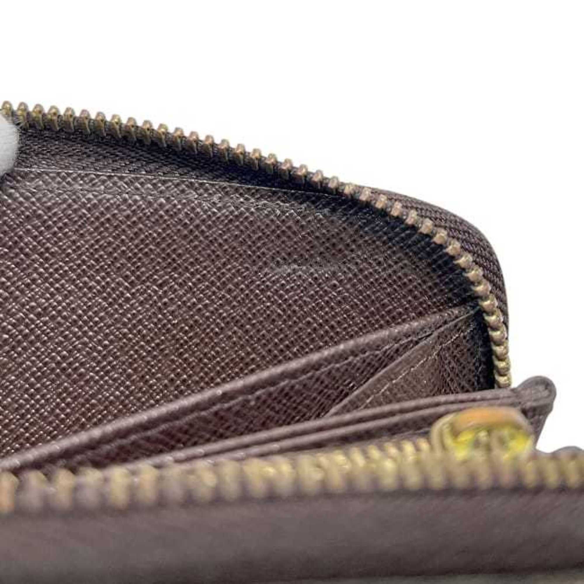 Louis Vuitton Louis Vuitton Round Zippy Wallet ec-24281 Brown Damier Ebene N60015 Canvas CA2079 LOUIS VUITTON Men's and Women's Size ONE SIZE - 6 Thumbnail