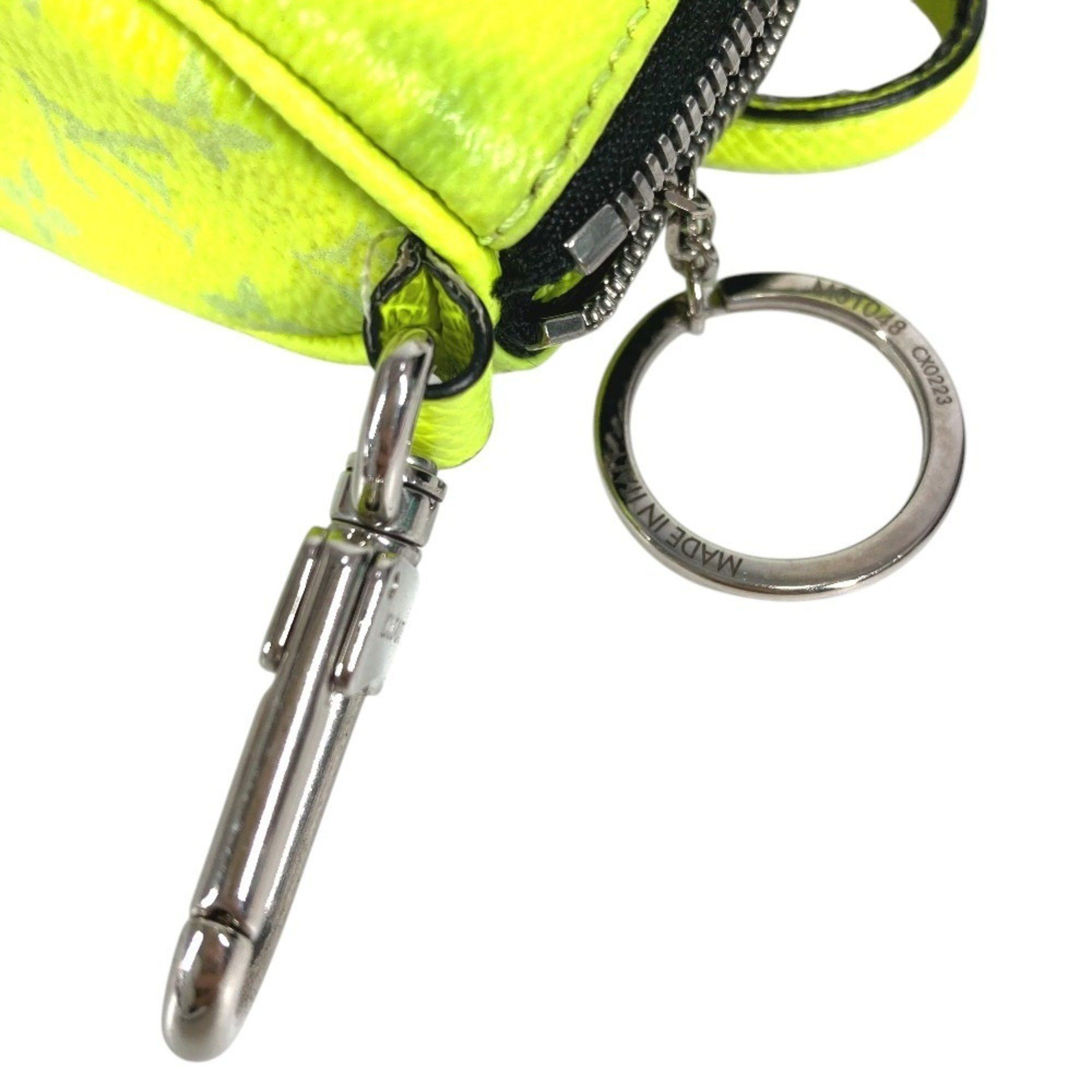 Louis Vuitton LOUIS VUITTON M01048 Taiga Rama Porte-Clés Mini Keepall Bag Charm, Boston Keychain, Leather and Monogram Canvas, Yellow, for Men Women Size ONE SIZE - 9 Thumbnail