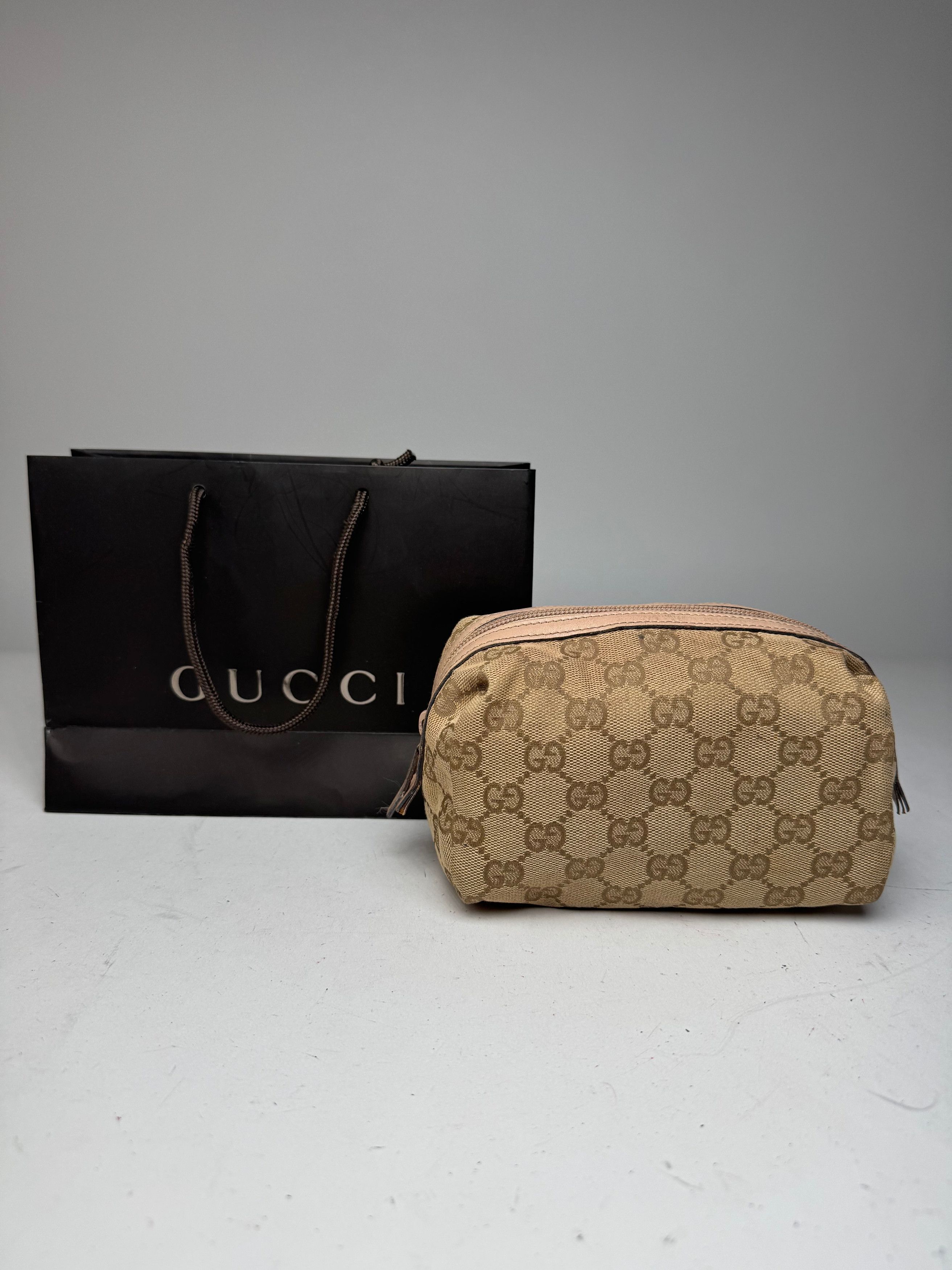Gucci Vintage Monogram Mini Bag/Pouch Beige Pink Size ONE SIZE - 5 Thumbnail