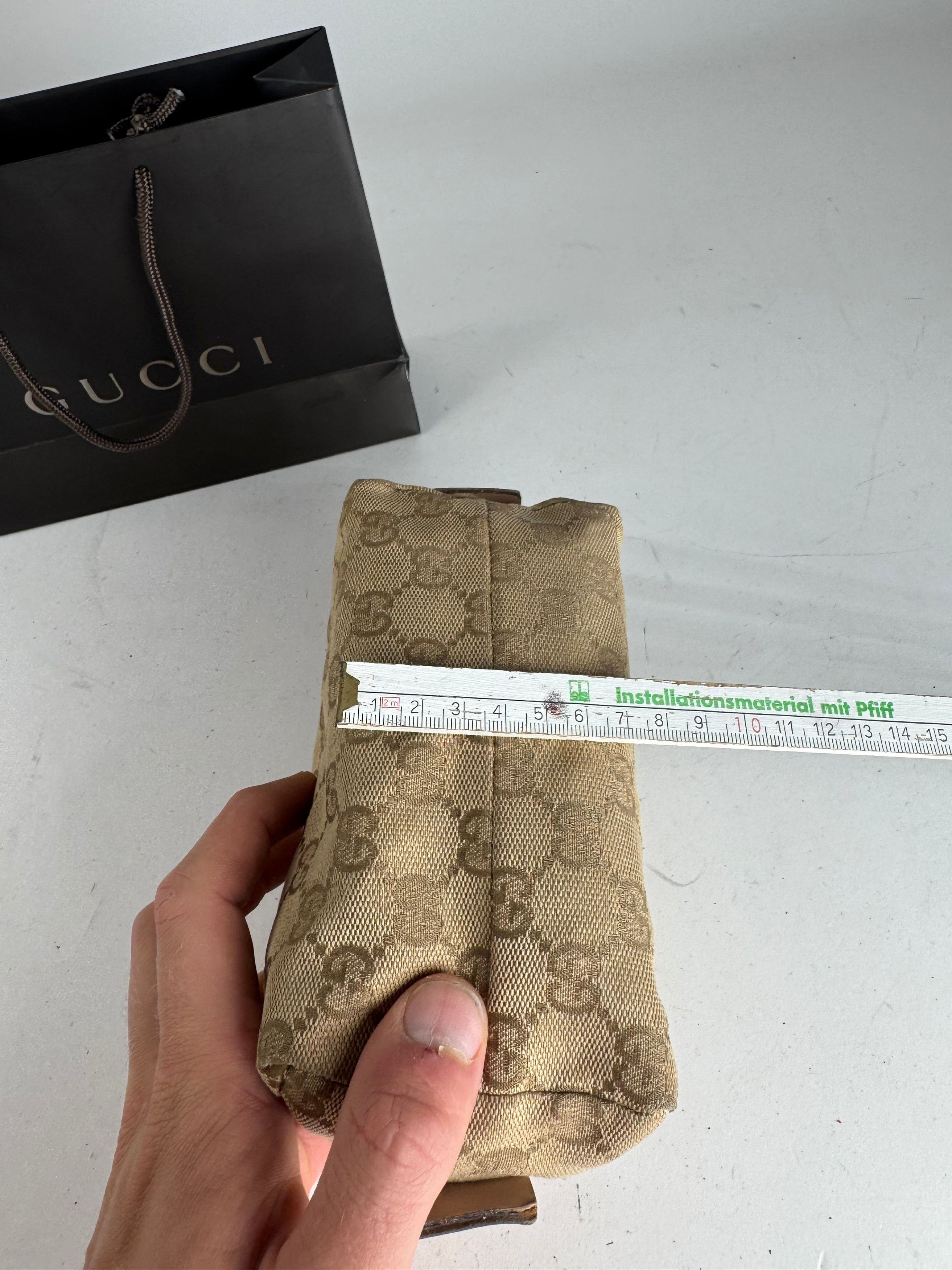 Gucci Vintage Monogram Mini Bag/Pouch Beige Pink Size ONE SIZE - 14 Thumbnail