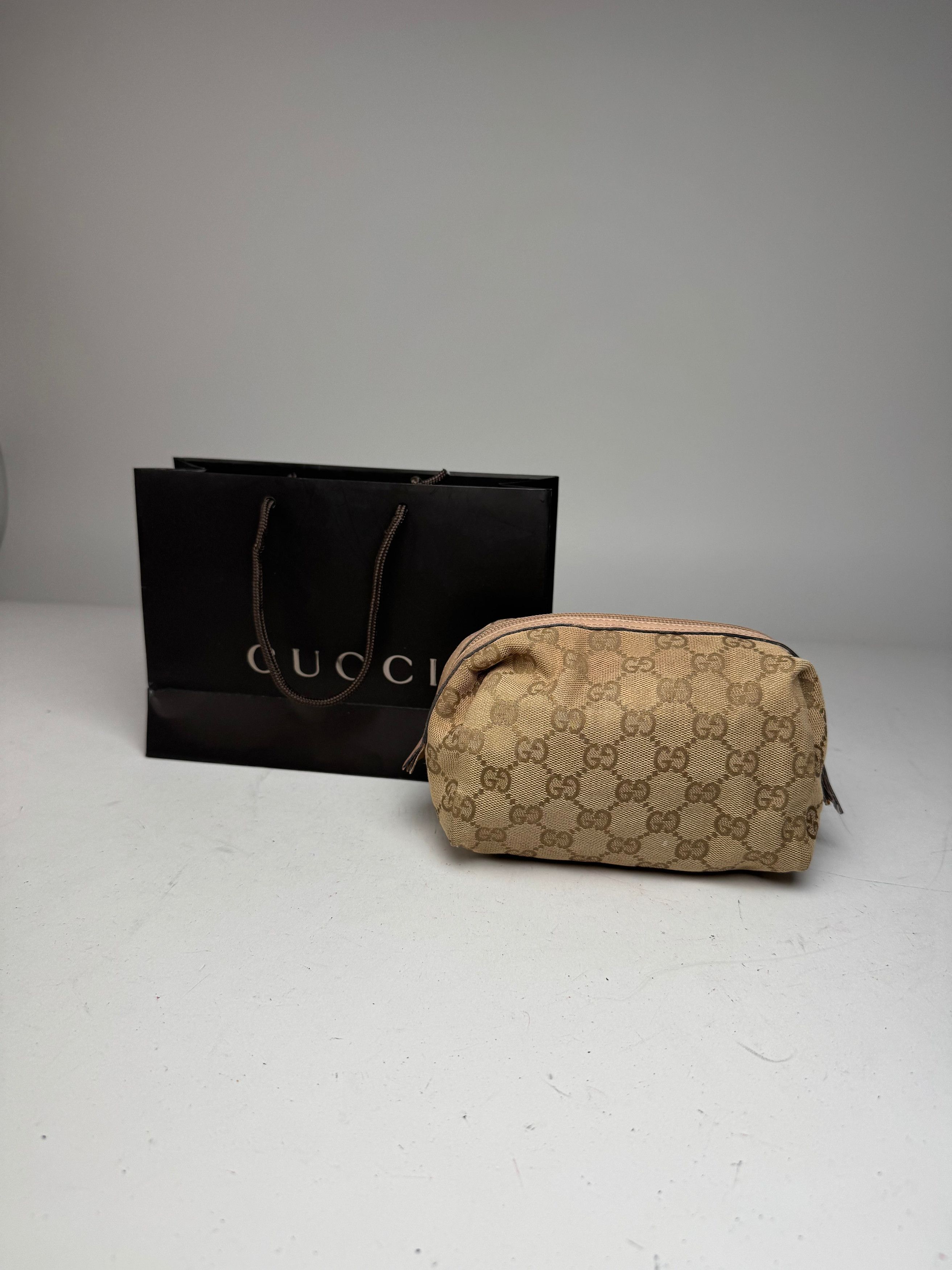 Gucci Vintage Monogram Mini Bag/Pouch Beige Pink Size ONE SIZE - 8 Thumbnail