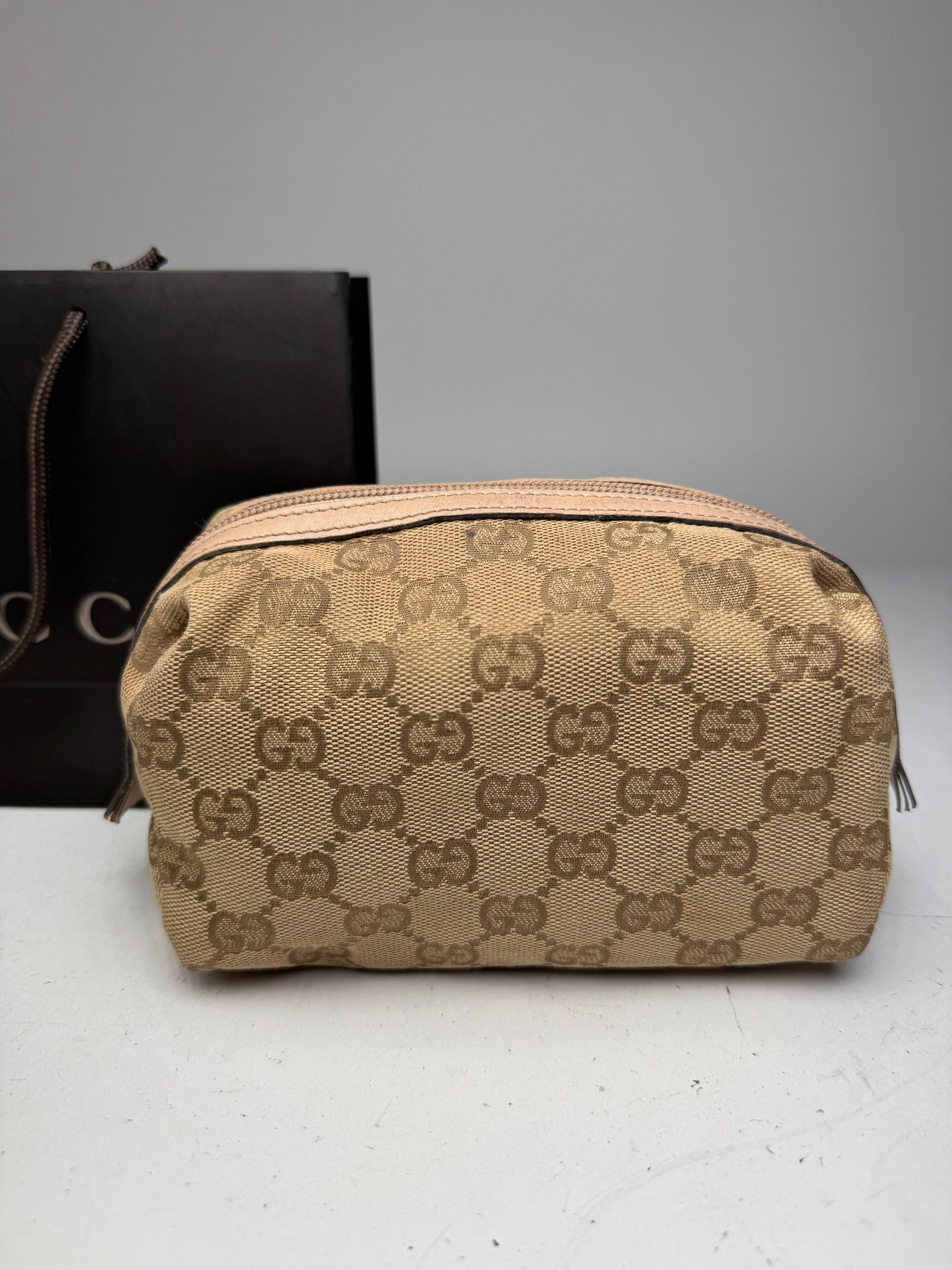 Gucci Vintage Monogram Mini Bag/Pouch Beige Pink Size ONE SIZE - 6 Thumbnail