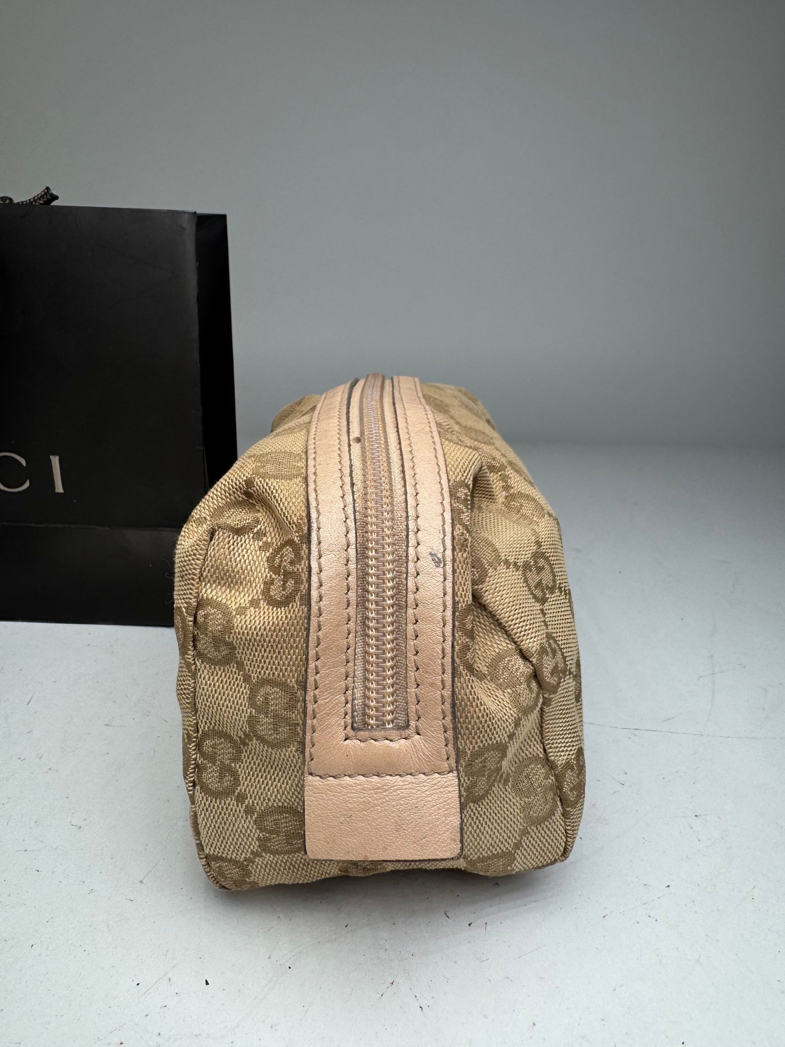 Gucci Vintage Monogram Mini Bag/Pouch Beige Pink Size ONE SIZE - 7 Thumbnail