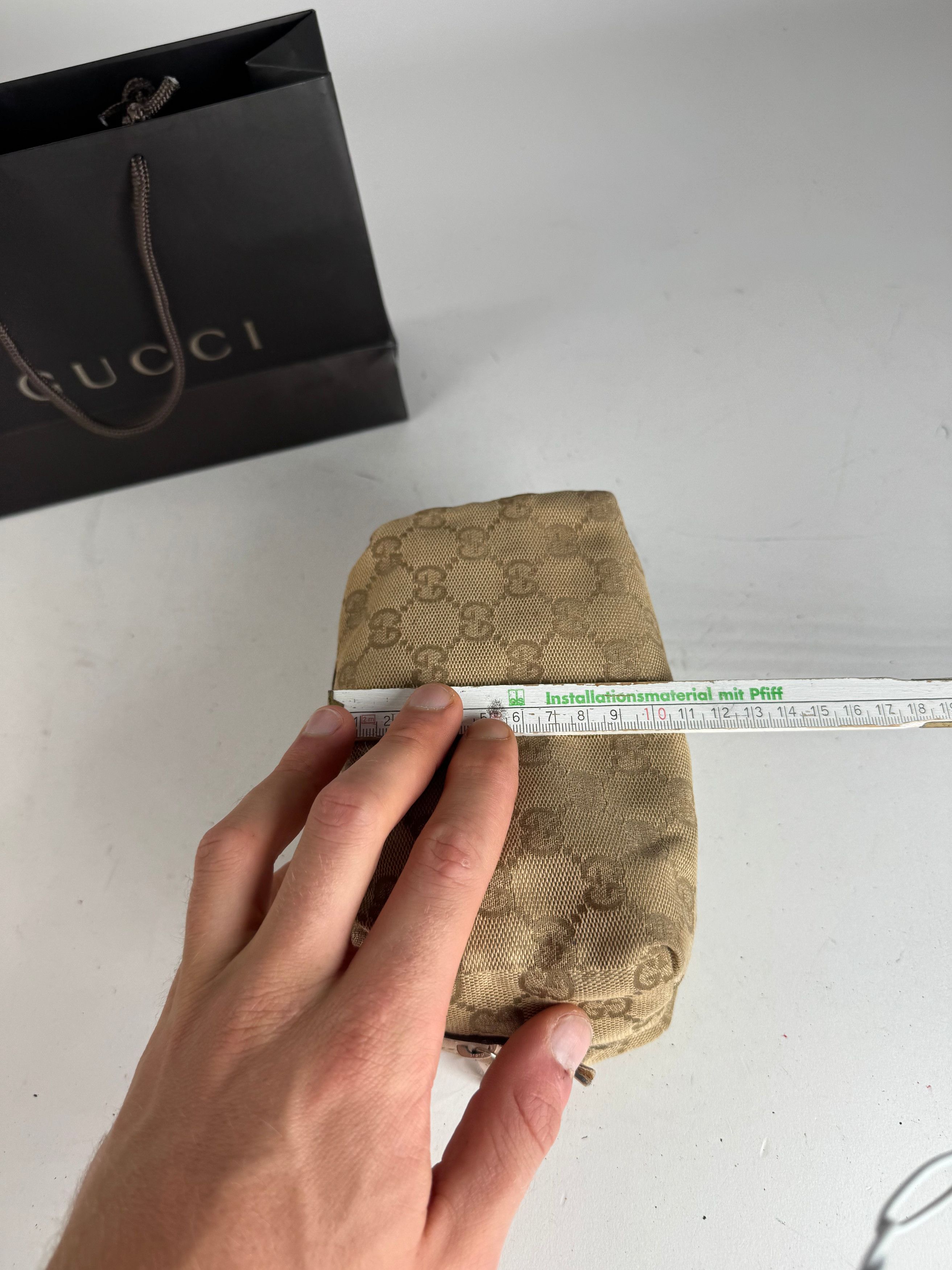 Gucci Vintage Monogram Mini Bag/Pouch Beige Pink Size ONE SIZE - 13 Thumbnail