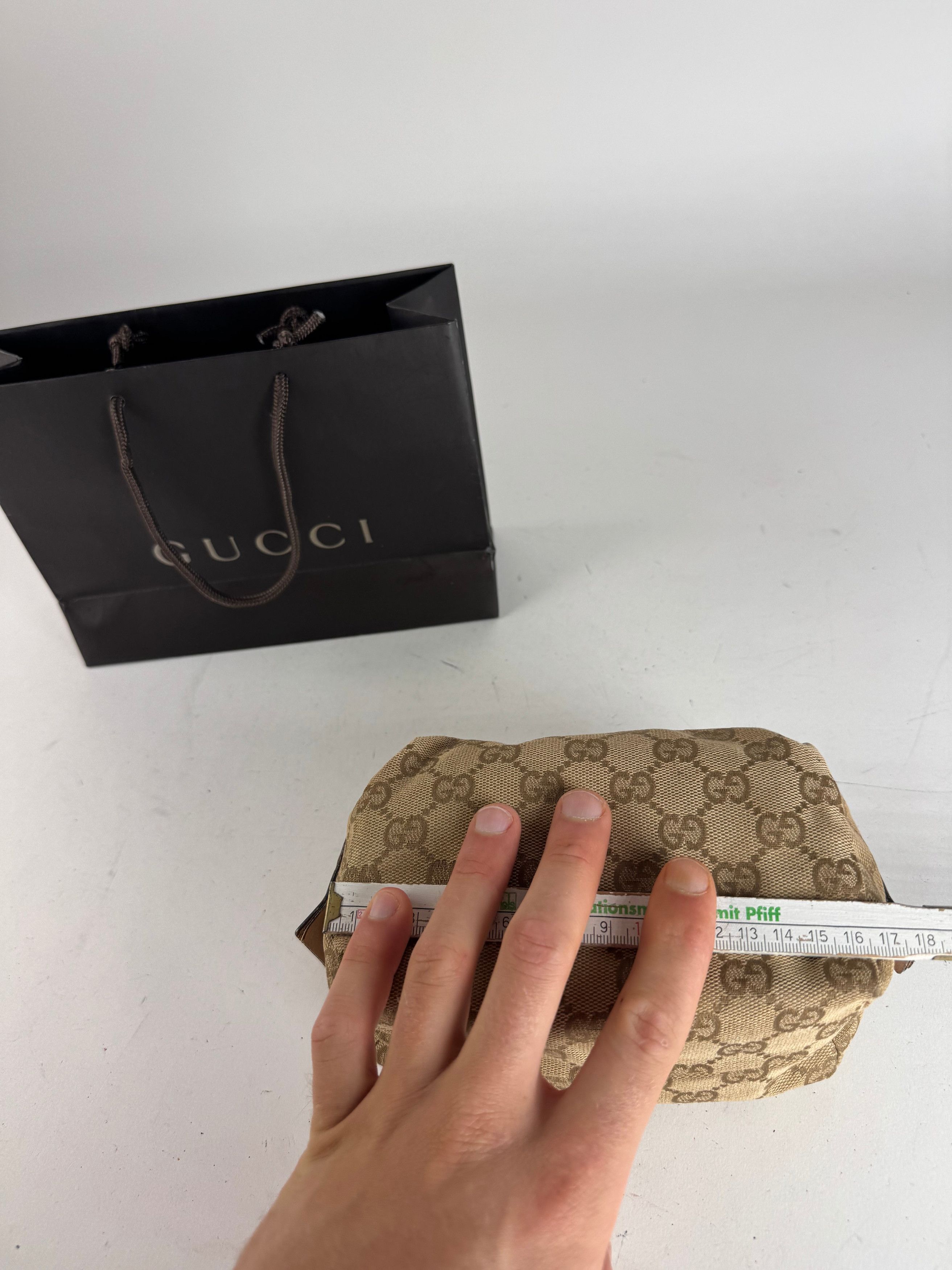 Gucci Vintage Monogram Mini Bag/Pouch Beige Pink Size ONE SIZE - 12 Thumbnail