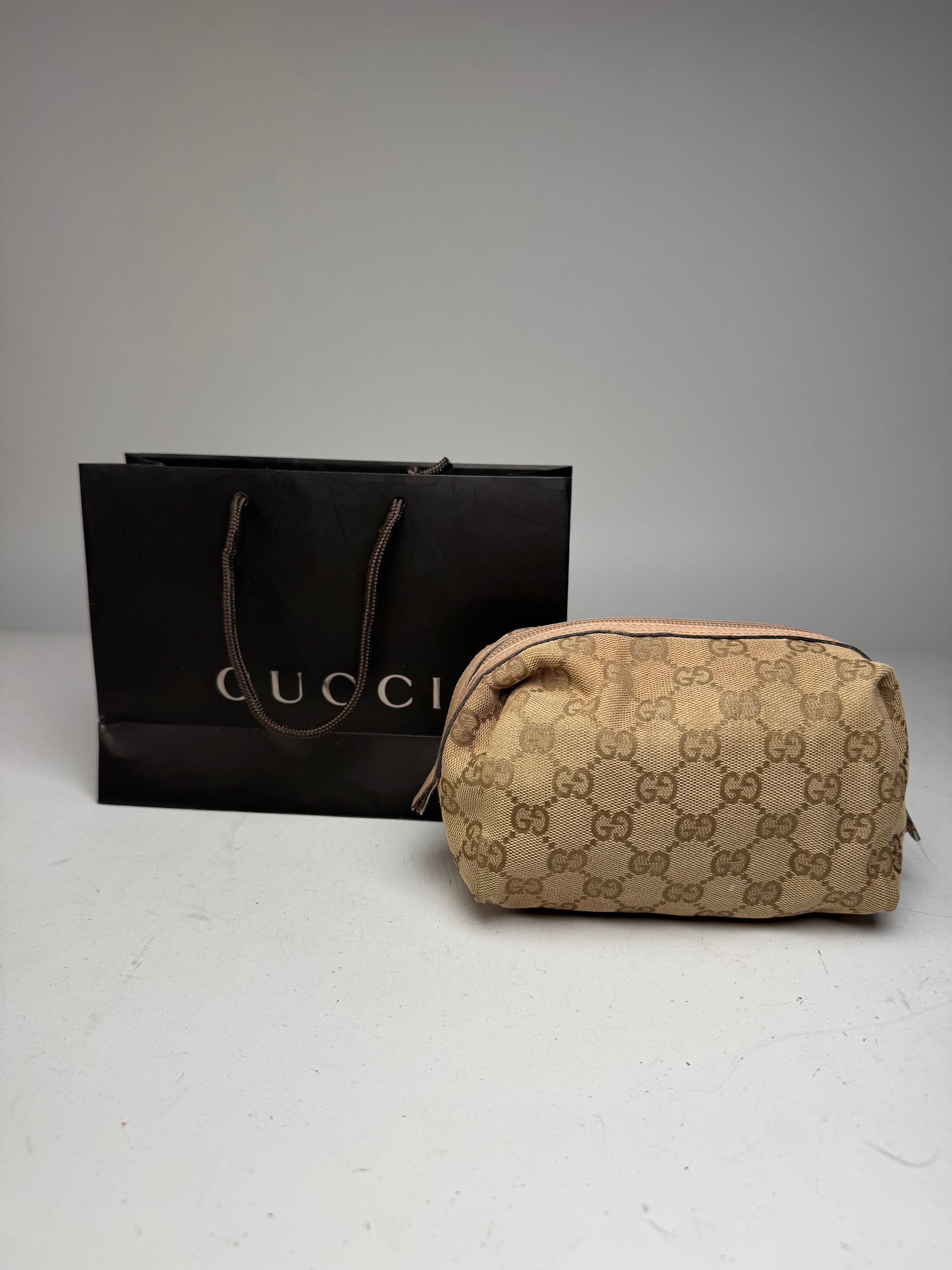 Gucci Vintage Monogram Mini Bag/Pouch Beige Pink Size ONE SIZE - 2 Thumbnail