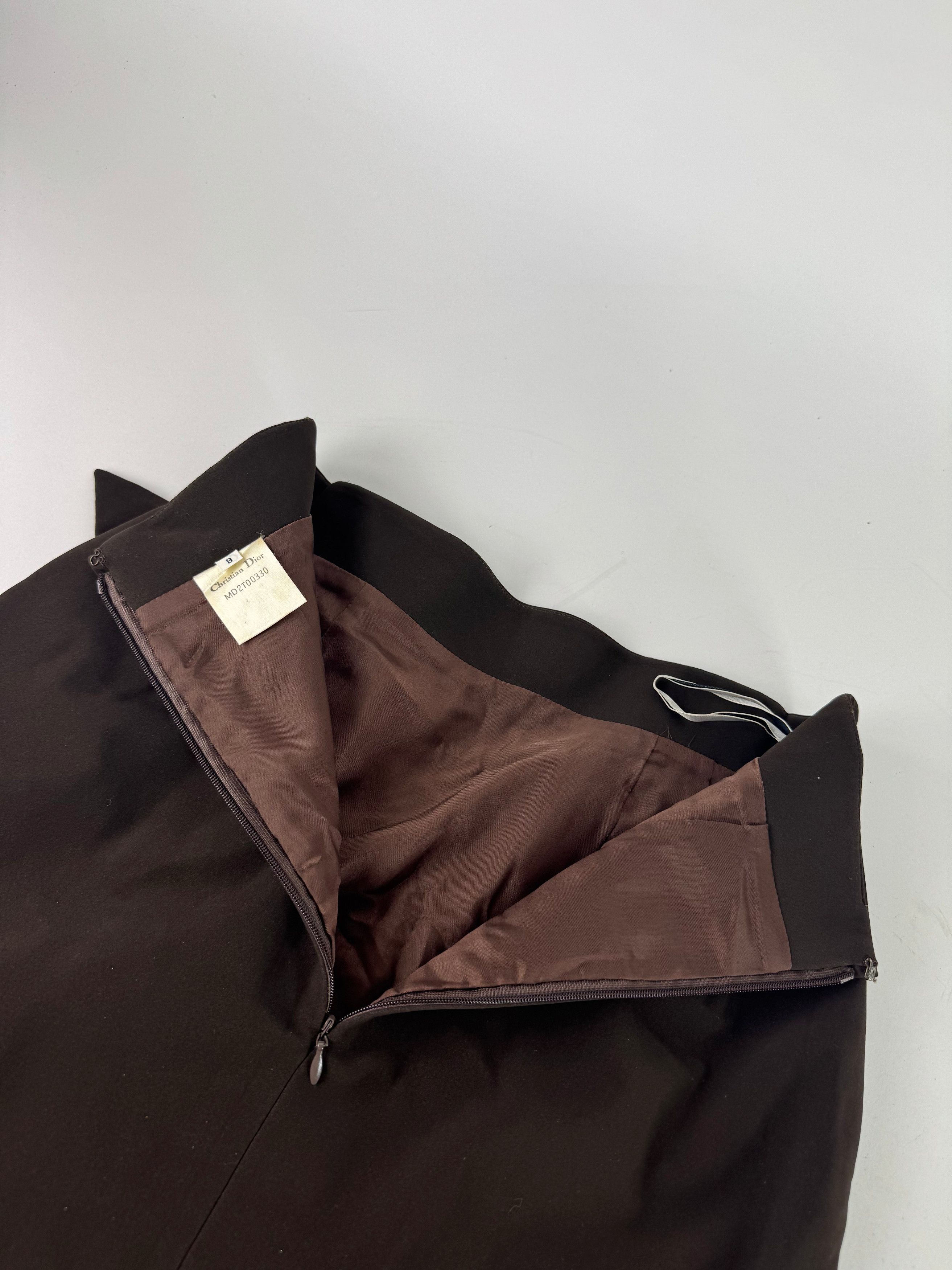 Dior Vintage leather Skirt brown M Size 30" / US 8 / IT 44 - 10 Thumbnail