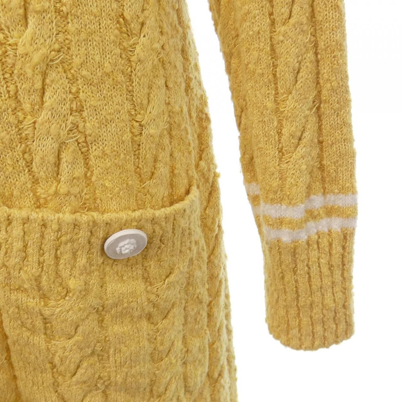 Chanel Chanel Chanel P72177K10414 22P Long Cardigan Cotton Tops P72177K10414 DUTY FREE for USA Size ONE SIZE - 7 Thumbnail