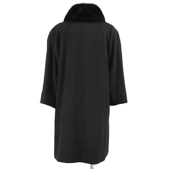 Other Other Balmain 100% Cashmere Detachable Fur Long Coat 100% Silk Lining Outerwear Natural Material Outerwear DUTY FREE for USA Size ONE SIZE - 6 Thumbnail