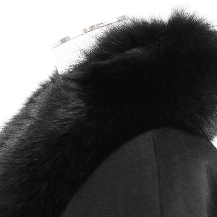 Other Other Balmain 100% Cashmere Detachable Fur Long Coat 100% Silk Lining Outerwear Natural Material Outerwear DUTY FREE for USA Size ONE SIZE - 14 Thumbnail