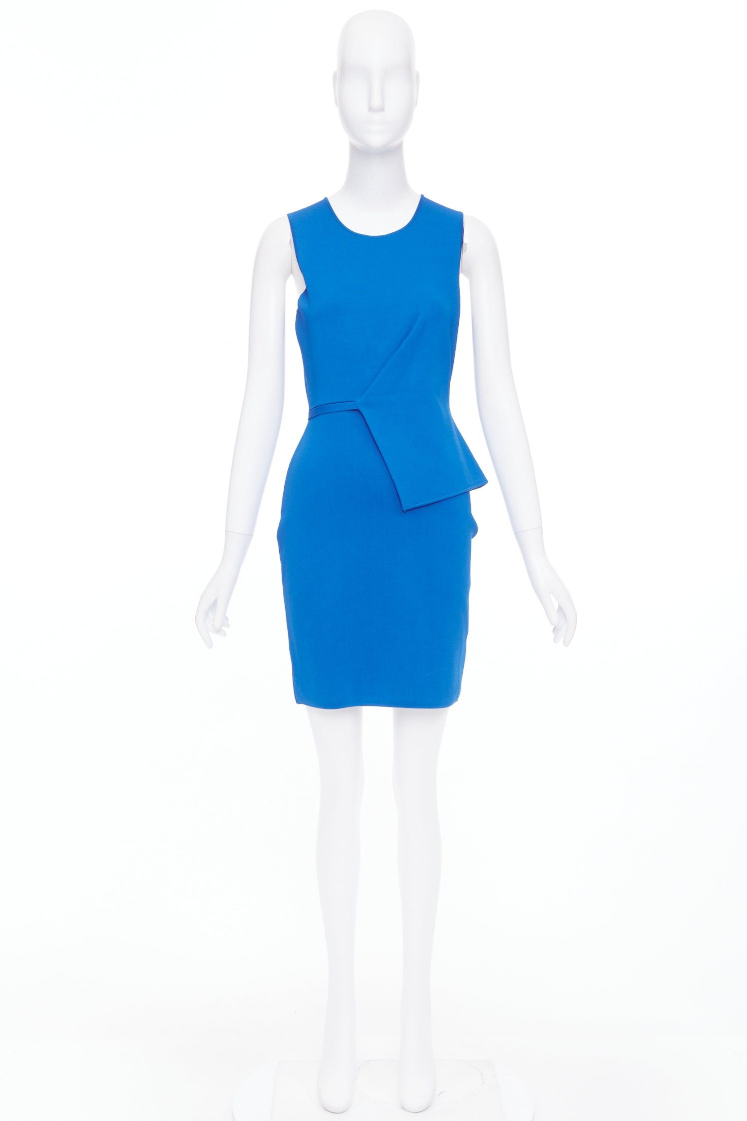 Alexander Wang ALEXANDER WANG electric blue half peplum crew neck knitted dress M Size M / US 6-8 / IT 42-44 - 9 Thumbnail