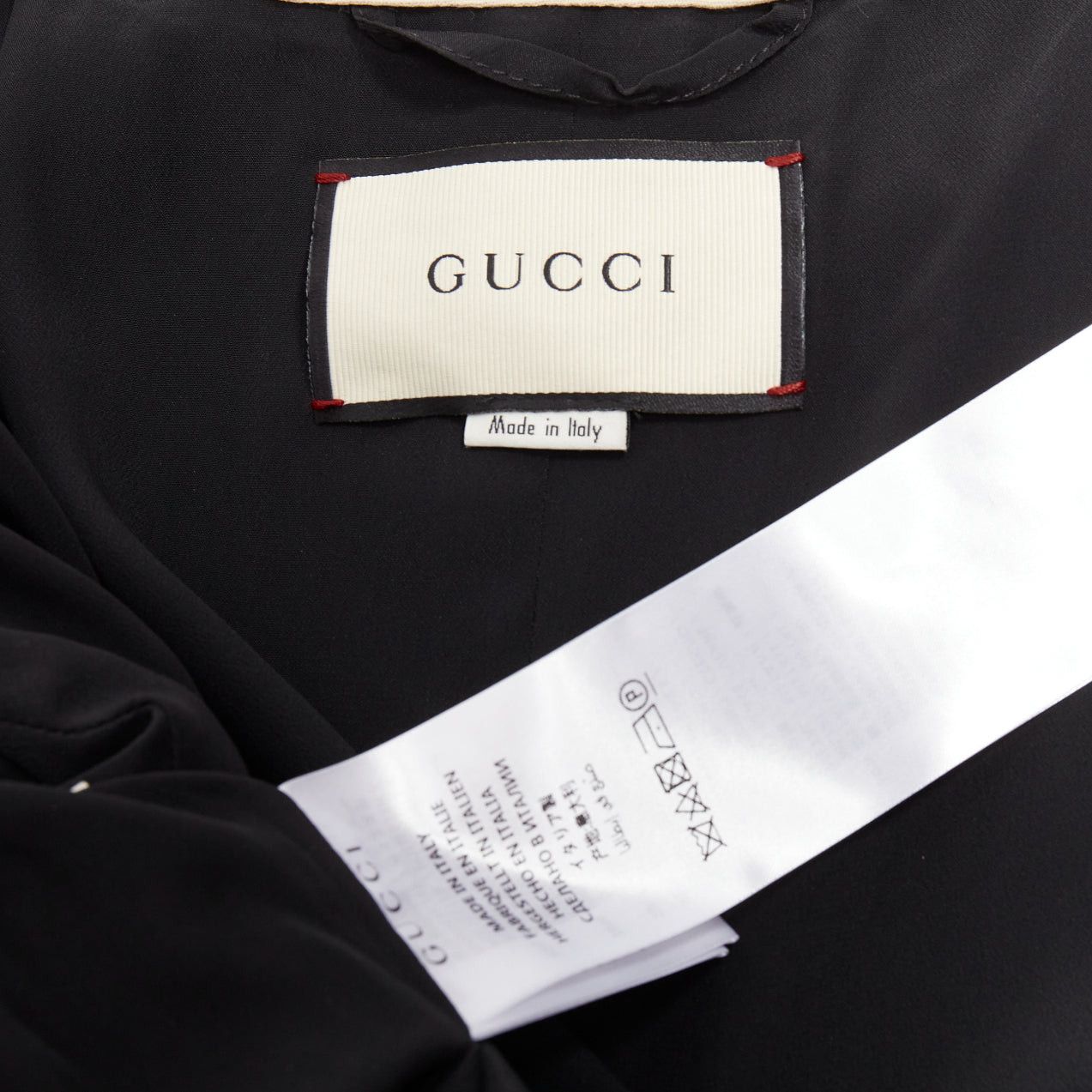Gucci GUCCI 2017 Runway black tailleur crystal bow swarovski embellished wool jacket IT40 S Size S / US 4 / IT 40 - 9 Thumbnail