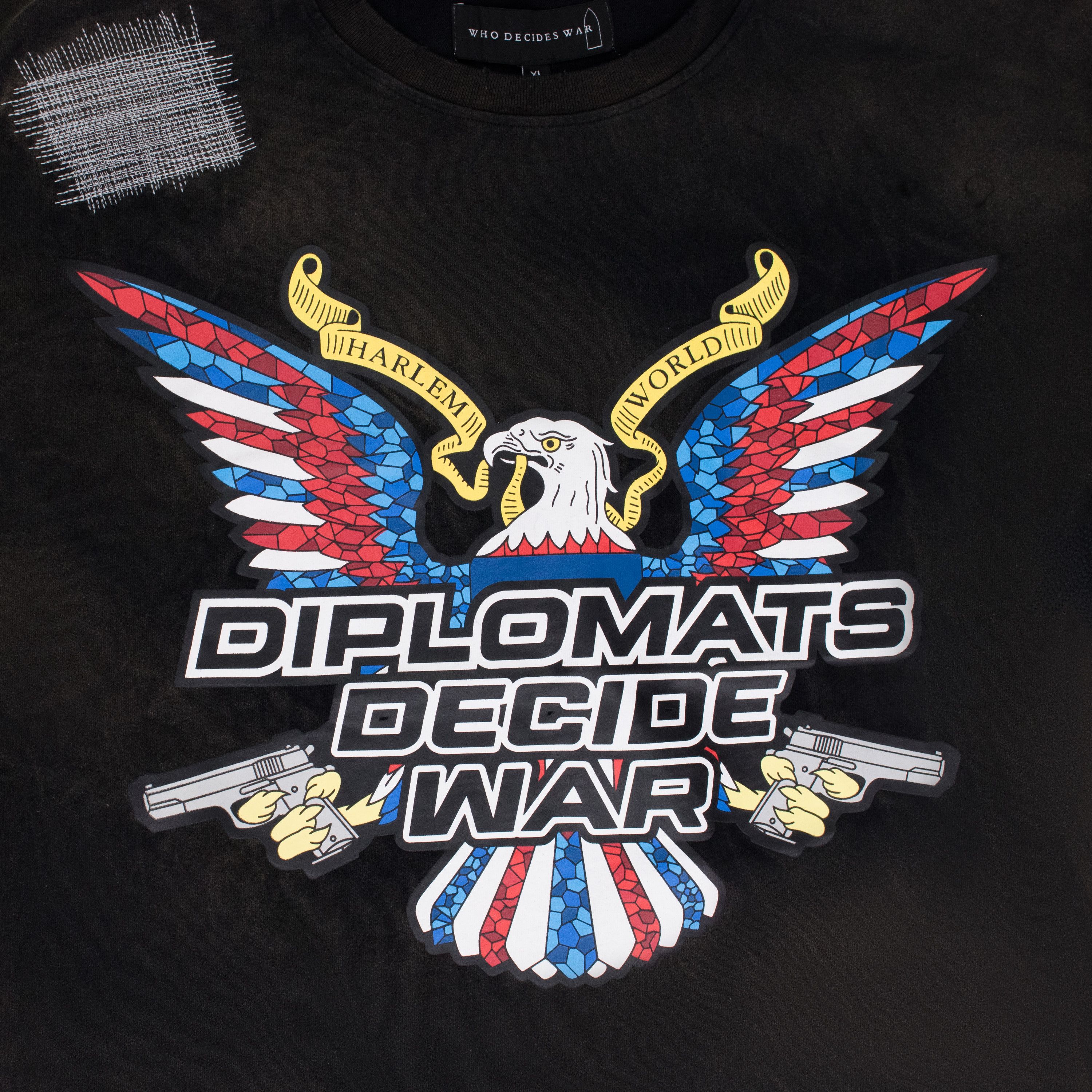 Who Decides War Who Decides War BROWN DIPLOMATS DECIDE T-SHIRT SIZE XL Size US L / EU 52-54 / 3 - 5 Thumbnail