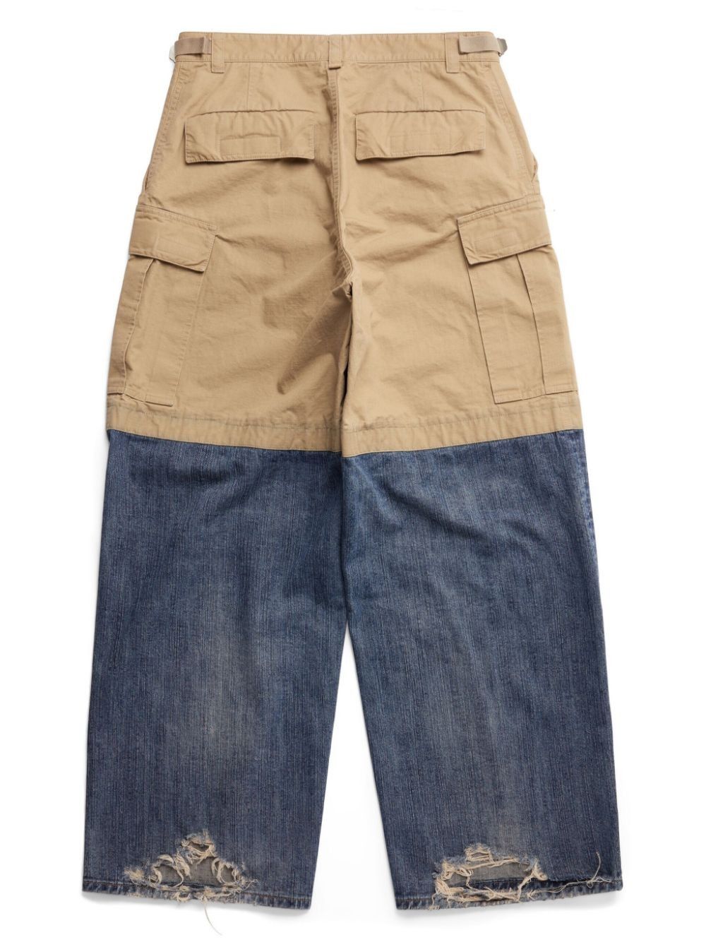 Balenciaga balenciaga patched cargo pants blue/beige Size US 38 / EU 54 - 2 Thumbnail
