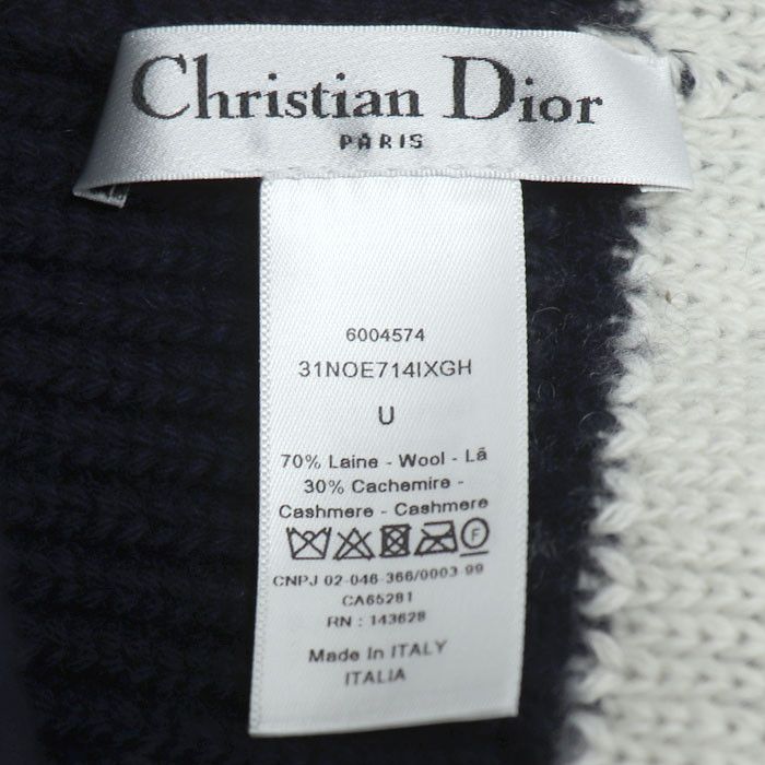 Dior Dior Dior Wool Cashmere Knit Cap Others Hats 31NOE714IXGH DUTY FREE for USA Size ONE SIZE - 6 Thumbnail