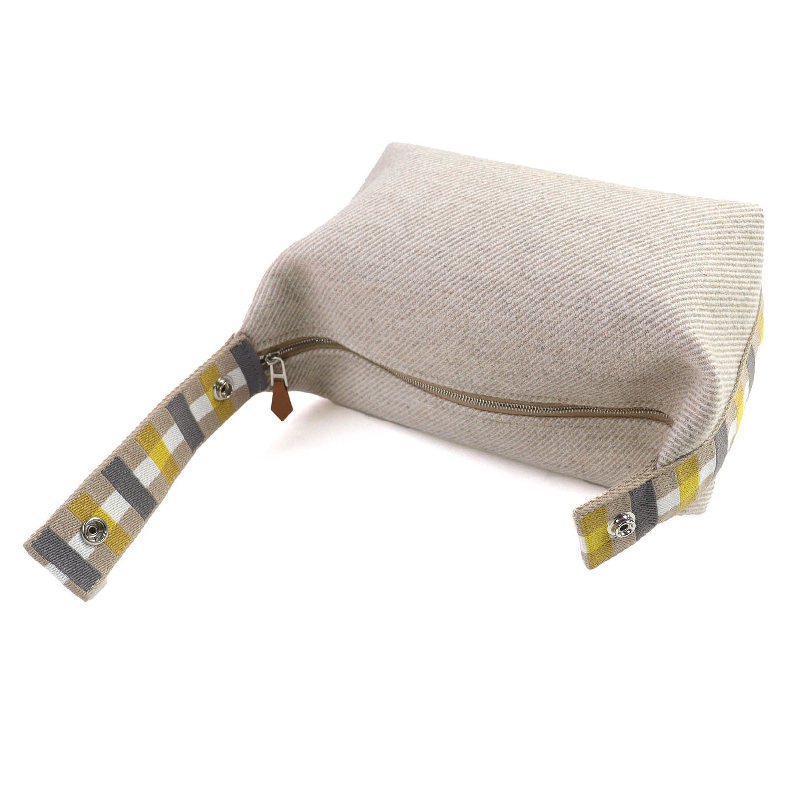 Hermes Hermes Hermes BRIDE A Pouch Wool Pouch Natural Material Handbag DUTY FREE for USA Size ONE SIZE - 5 Thumbnail