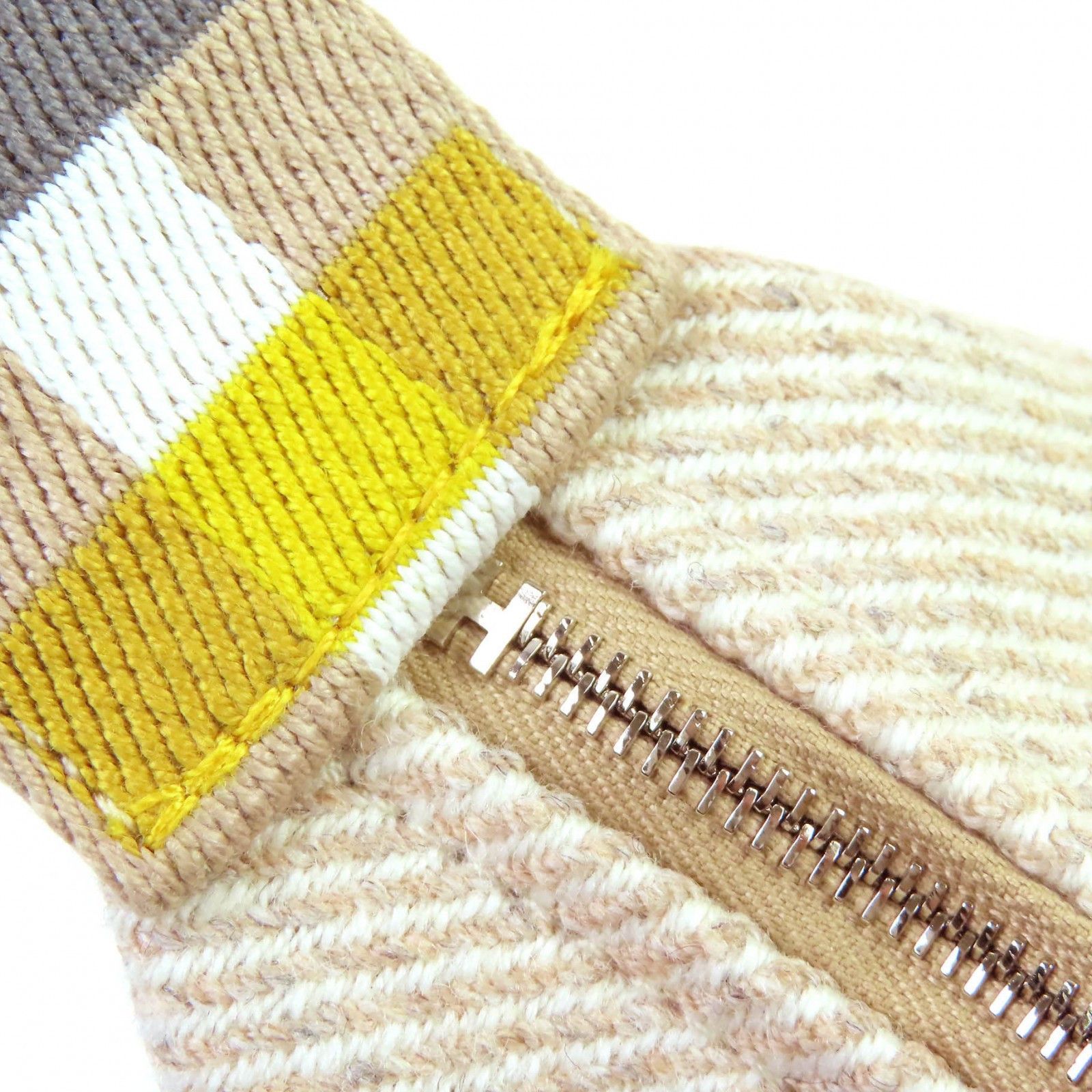 Hermes Hermes Hermes BRIDE A Pouch Wool Pouch Natural Material Handbag DUTY FREE for USA Size ONE SIZE - 10 Thumbnail