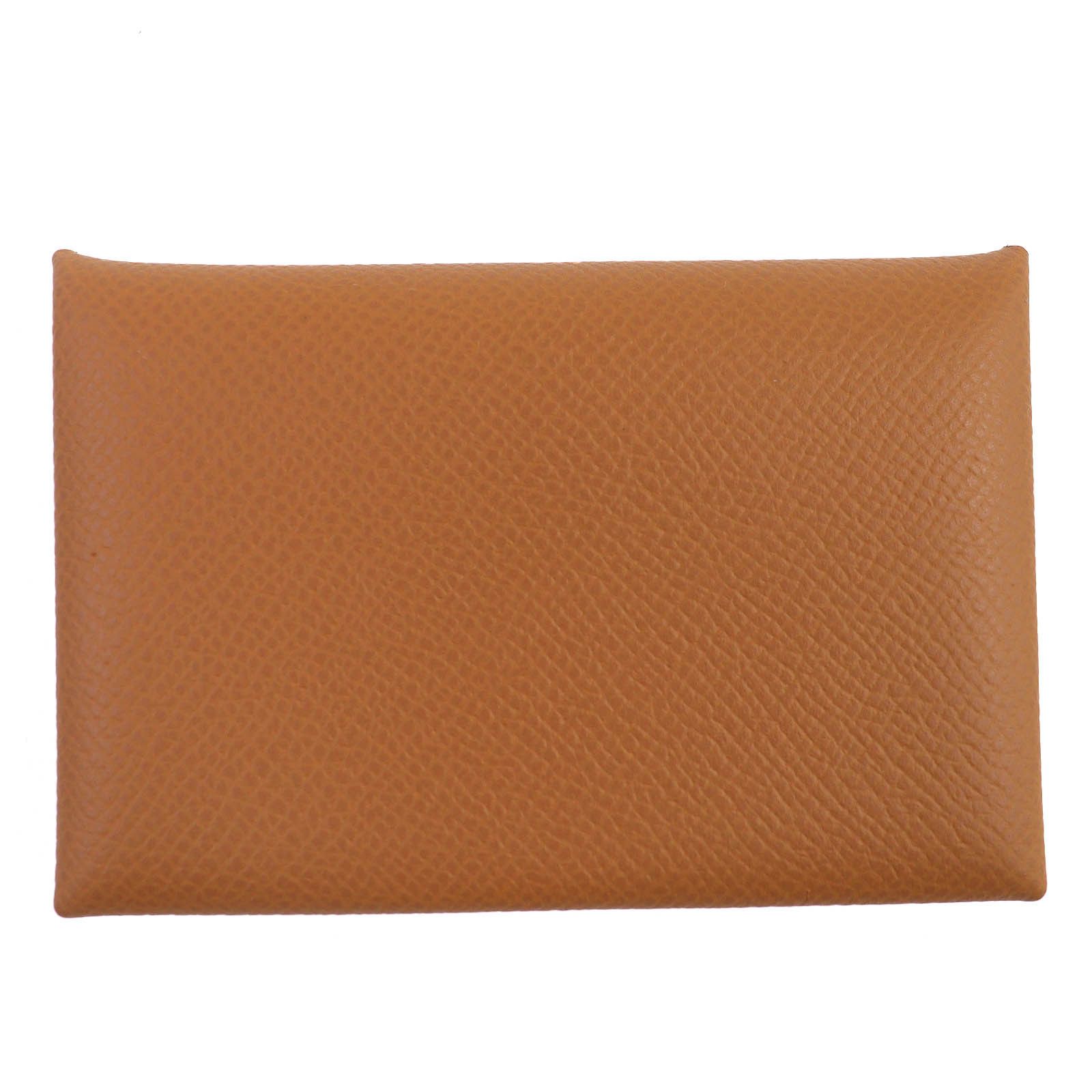 Hermes Hermes Hermes Calvi Epsom Leather Card Case Leather Card Case Stamp B (2023) DUTY FREE for USA Size ONE SIZE - 3 Thumbnail