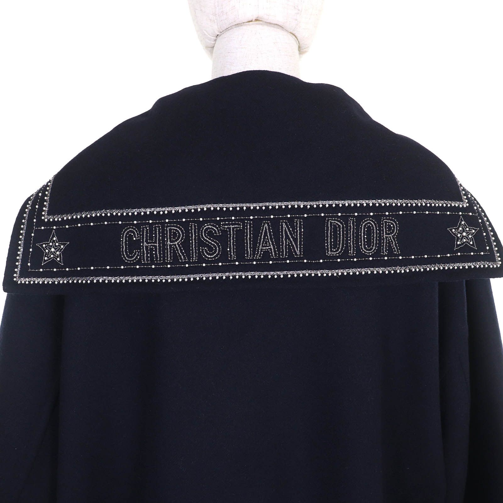 Dior Dior Christian Dior Wool Jacket Leather Outerwear 510C80Y1116 DUTY FREE for USA Size ONE SIZE - 5 Thumbnail