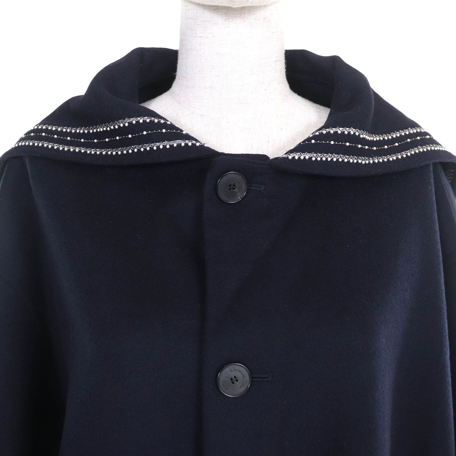 Dior Dior Christian Dior Wool Jacket Leather Outerwear 510C80Y1116 DUTY FREE for USA Size ONE SIZE - 4 Thumbnail