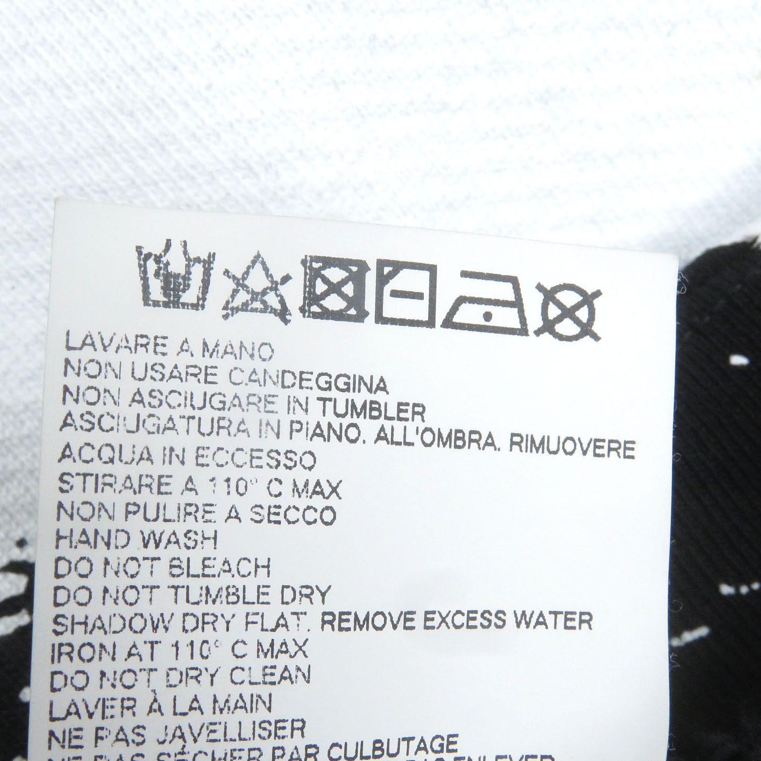Maison Margiela Maison Martin Margiela Maison Margiela 10 DIAGONAL PAINT EFFECT Hoodie Cotton Sweatshirts & Hoodies DUTY FREE for USA Size ONE SIZE - 8 Thumbnail