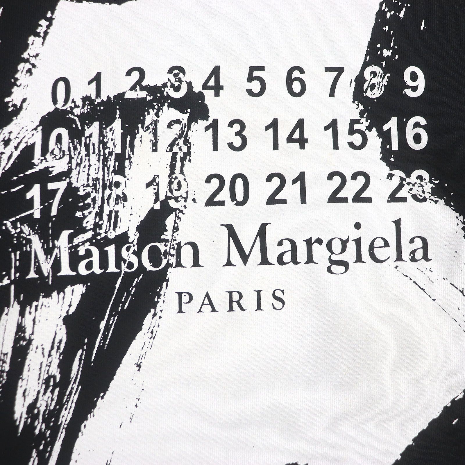 Maison Margiela Maison Martin Margiela Maison Margiela 10 DIAGONAL PAINT EFFECT Hoodie Cotton Sweatshirts & Hoodies DUTY FREE for USA Size ONE SIZE - 4 Thumbnail