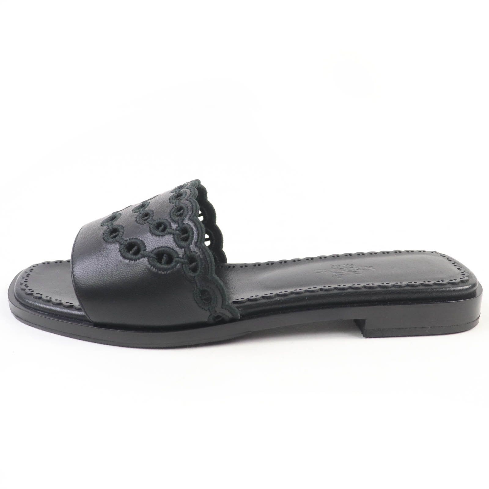 Hermes Hermes Hermes Chaine d'Ancre Leather Sandals Leather Shoes DUTY FREE for USA Size ONE SIZE - 5 Thumbnail