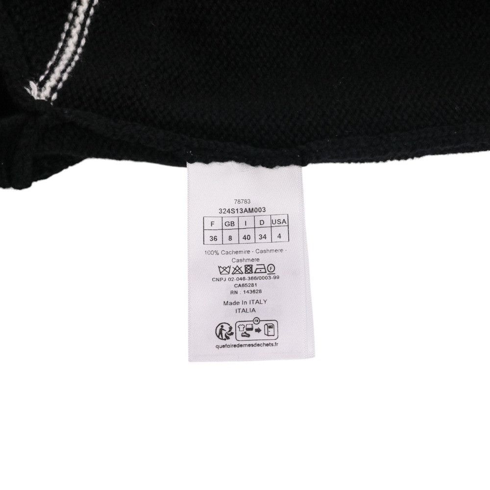 Dior Dior Christian Dior 324S13AM003 100% Cashmere Knitwear Natural Material Tops 324S13AM003 DUTY FREE for USA Size ONE SIZE - 7 Thumbnail