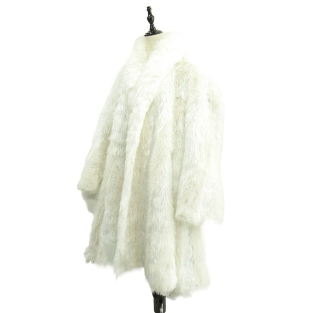 Balenciaga Balenciaga Balenciaga Spray Logo Eco Fur Coat Others Outerwear DUTY FREE for USA Size ONE SIZE - 2 Thumbnail