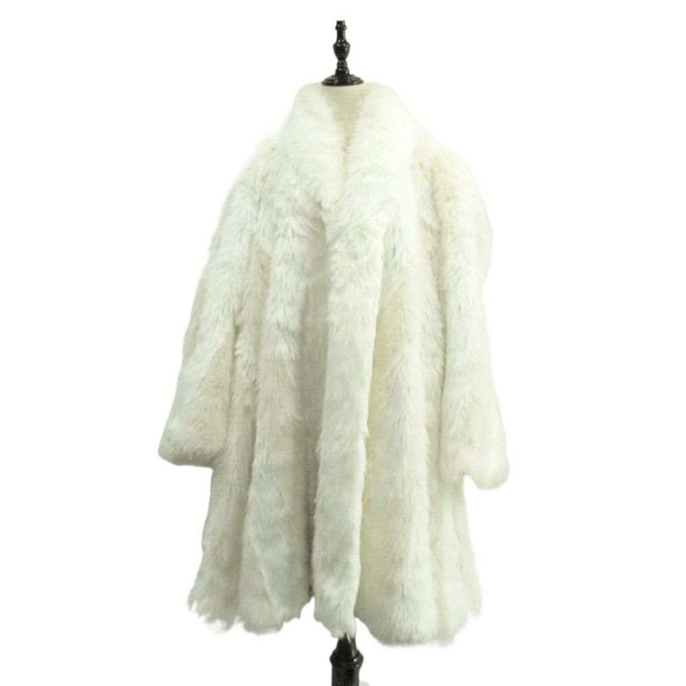 Balenciaga Balenciaga Balenciaga Spray Logo Eco Fur Coat Others Outerwear DUTY FREE for USA Size ONE SIZE - 3 Thumbnail