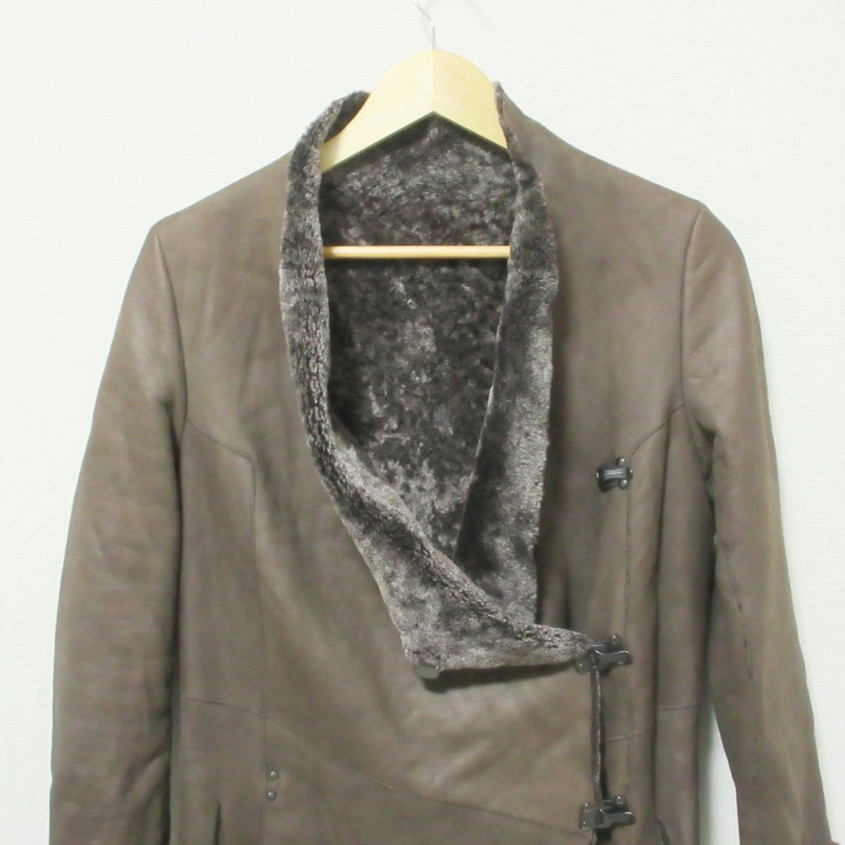 Other Other Karl Donoghue Shearling Coat Leather Outerwear DUTY FREE for USA Size ONE SIZE - 7 Thumbnail