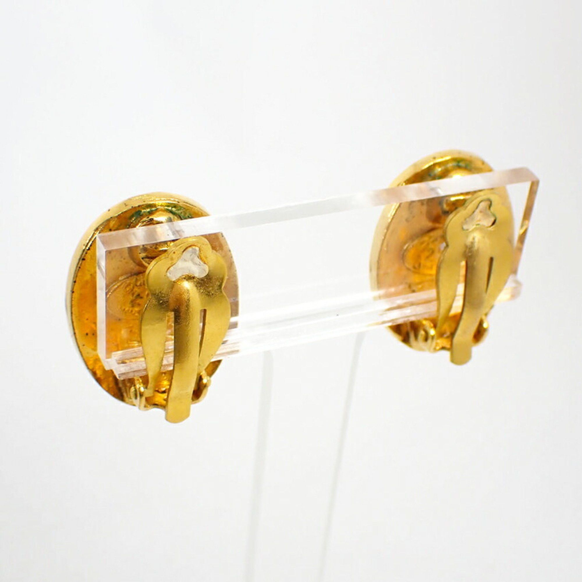 Chanel CHANEL Gold Coco Mark Earrings Size ONE SIZE - 5 Thumbnail