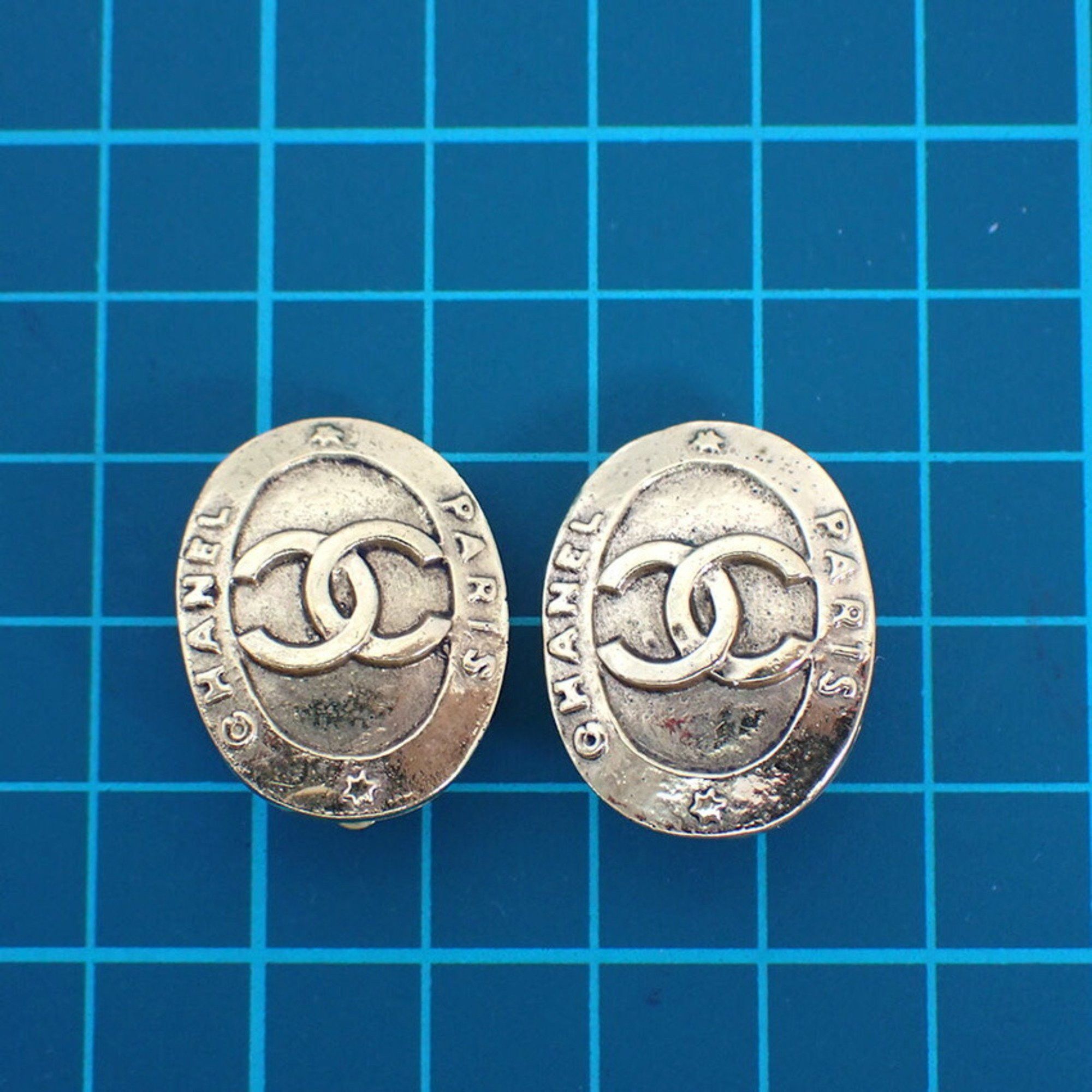 Chanel CHANEL Gold Coco Mark Earrings Size ONE SIZE - 8 Thumbnail