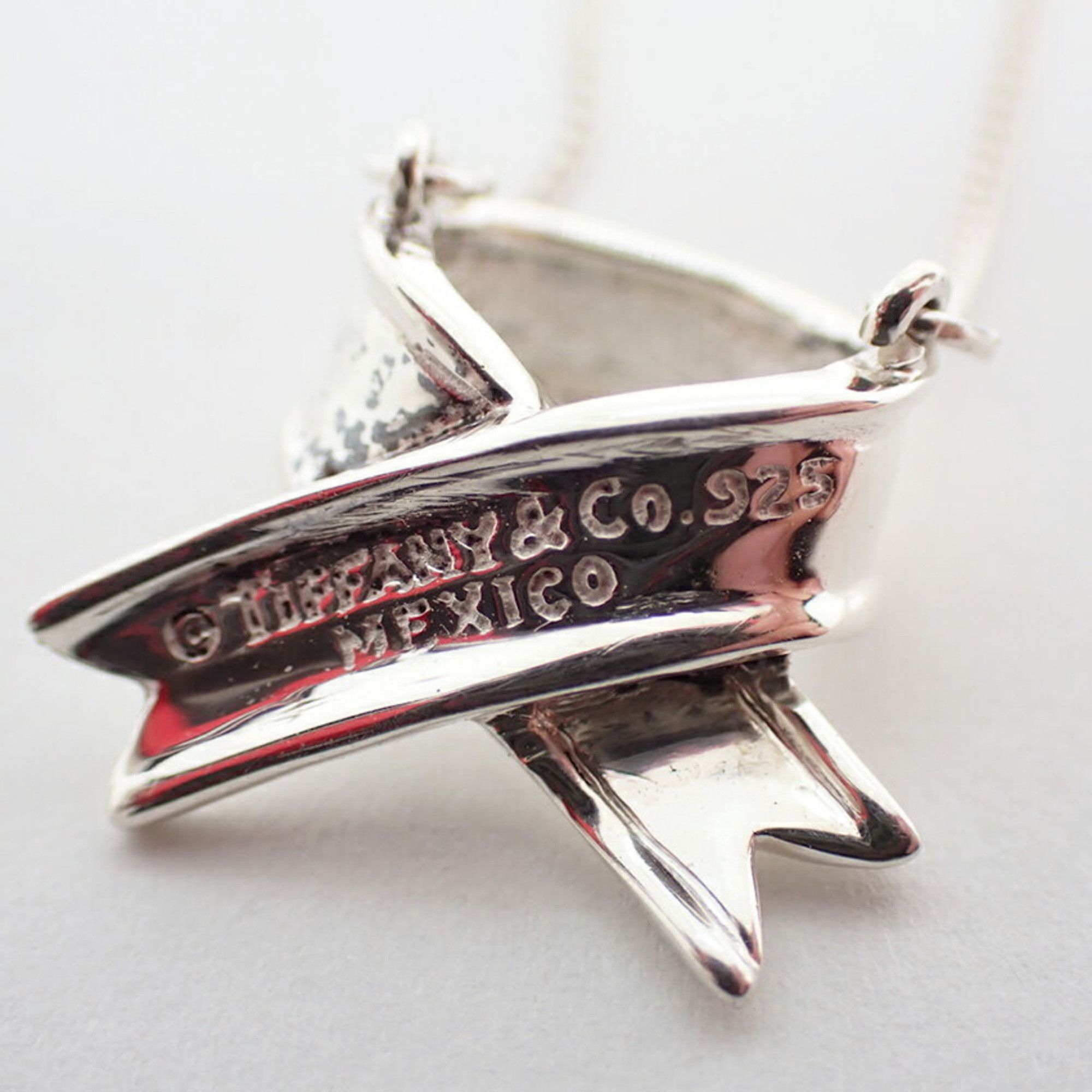 Tiffany & Co. TIFFANY 925 ribbon necklace pendant Size ONE SIZE - 9 Thumbnail
