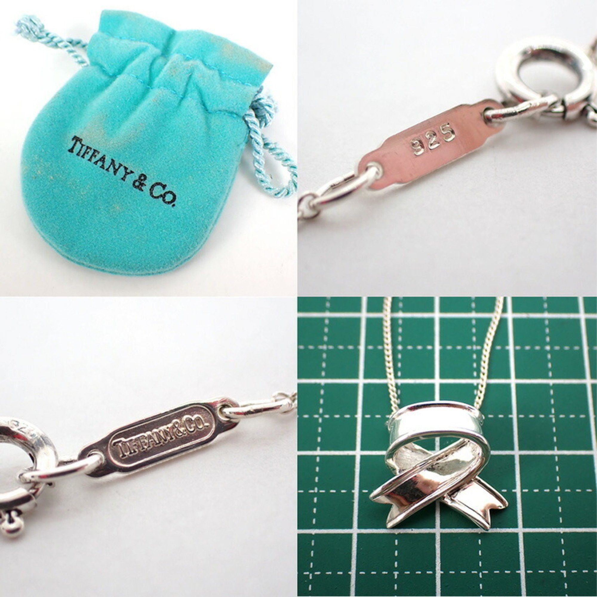 Tiffany & Co. TIFFANY 925 ribbon necklace pendant Size ONE SIZE - 10 Thumbnail
