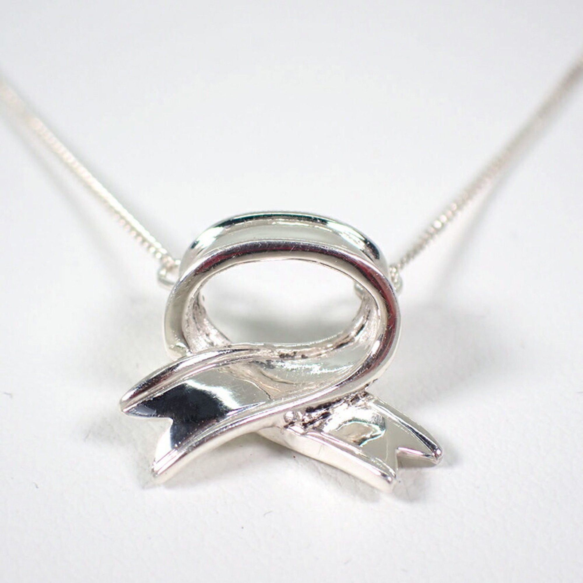 Tiffany & Co. TIFFANY 925 ribbon necklace pendant Size ONE SIZE - 5 Thumbnail