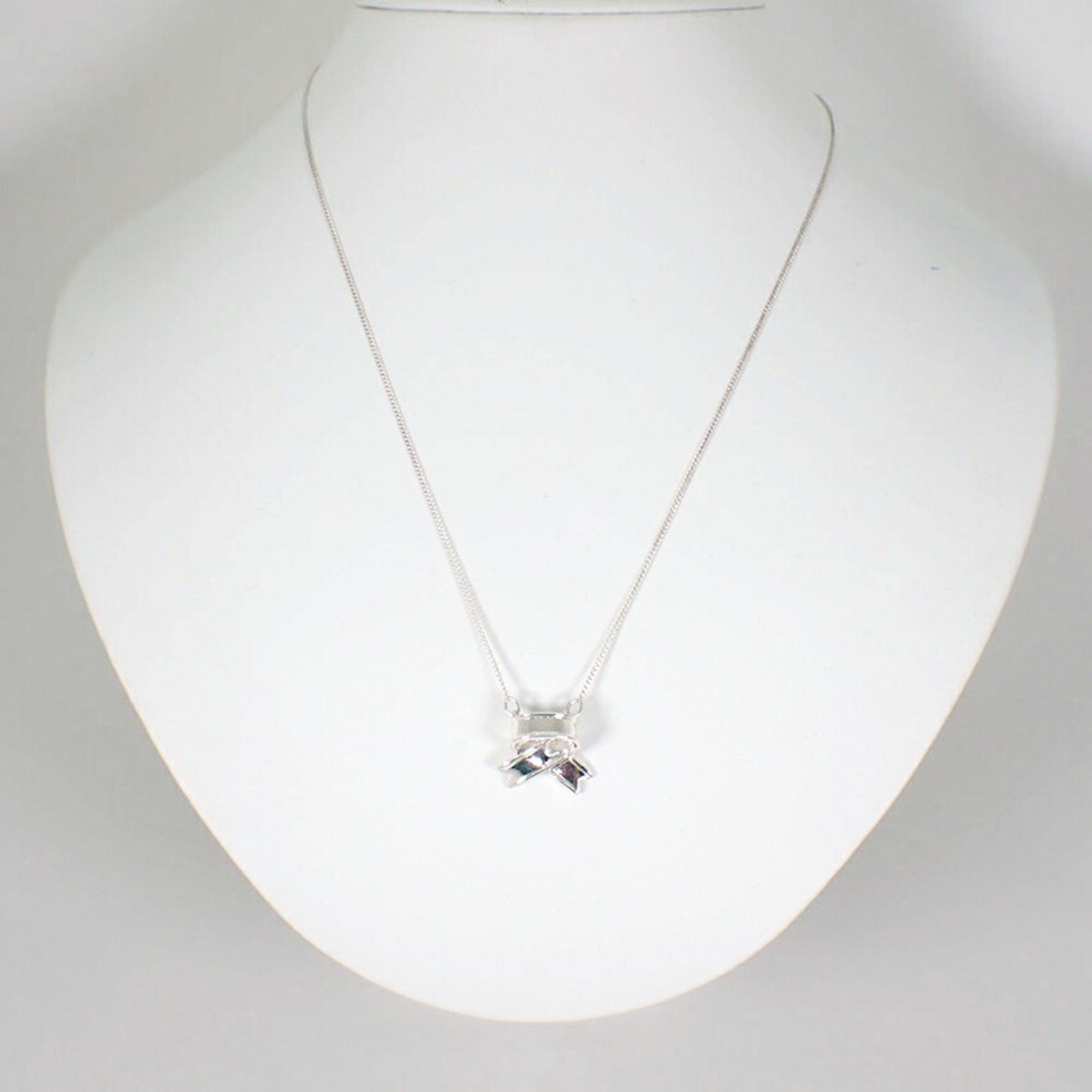 Tiffany & Co. TIFFANY 925 ribbon necklace pendant Size ONE SIZE - 3 Thumbnail
