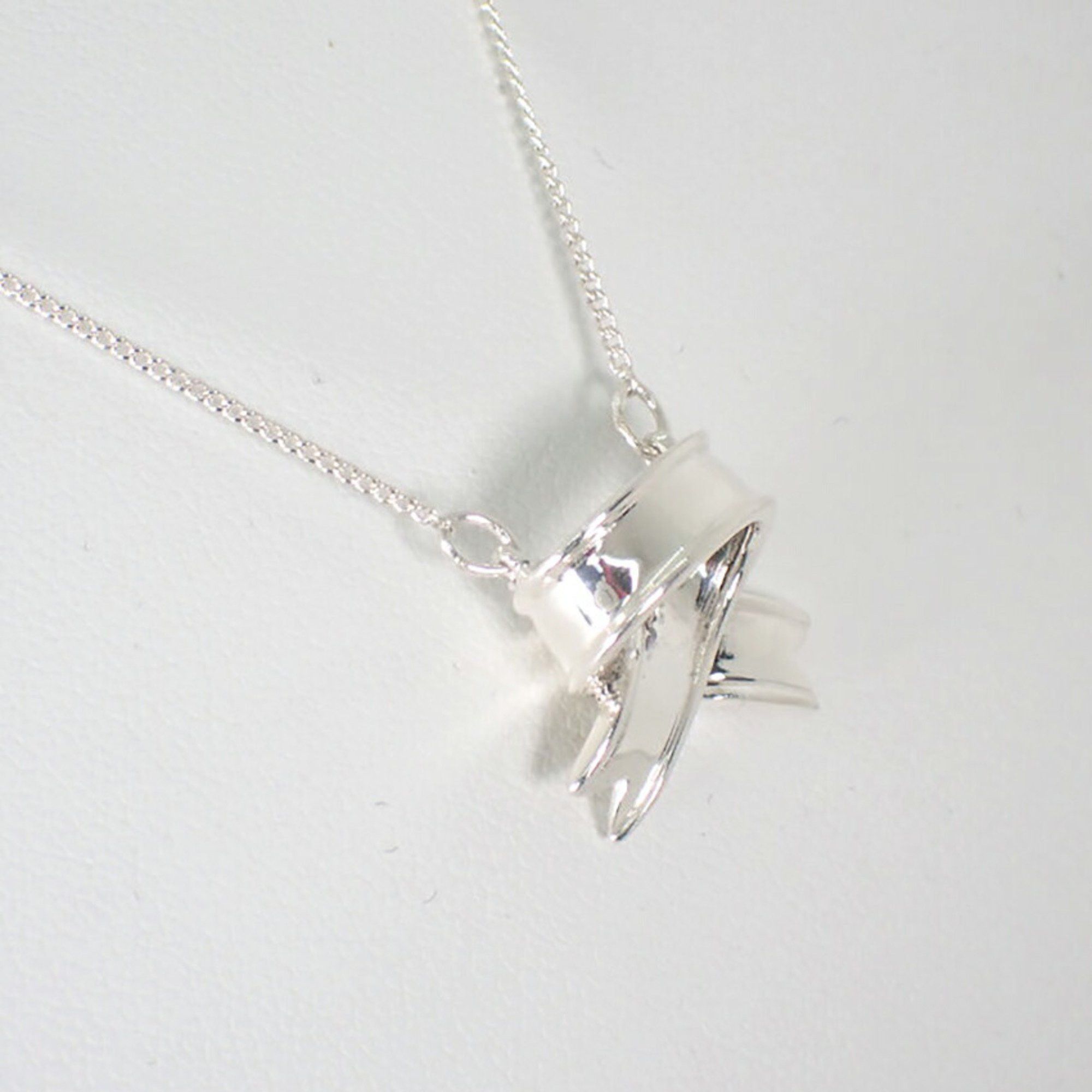 Tiffany & Co. TIFFANY 925 ribbon necklace pendant Size ONE SIZE - 4 Thumbnail