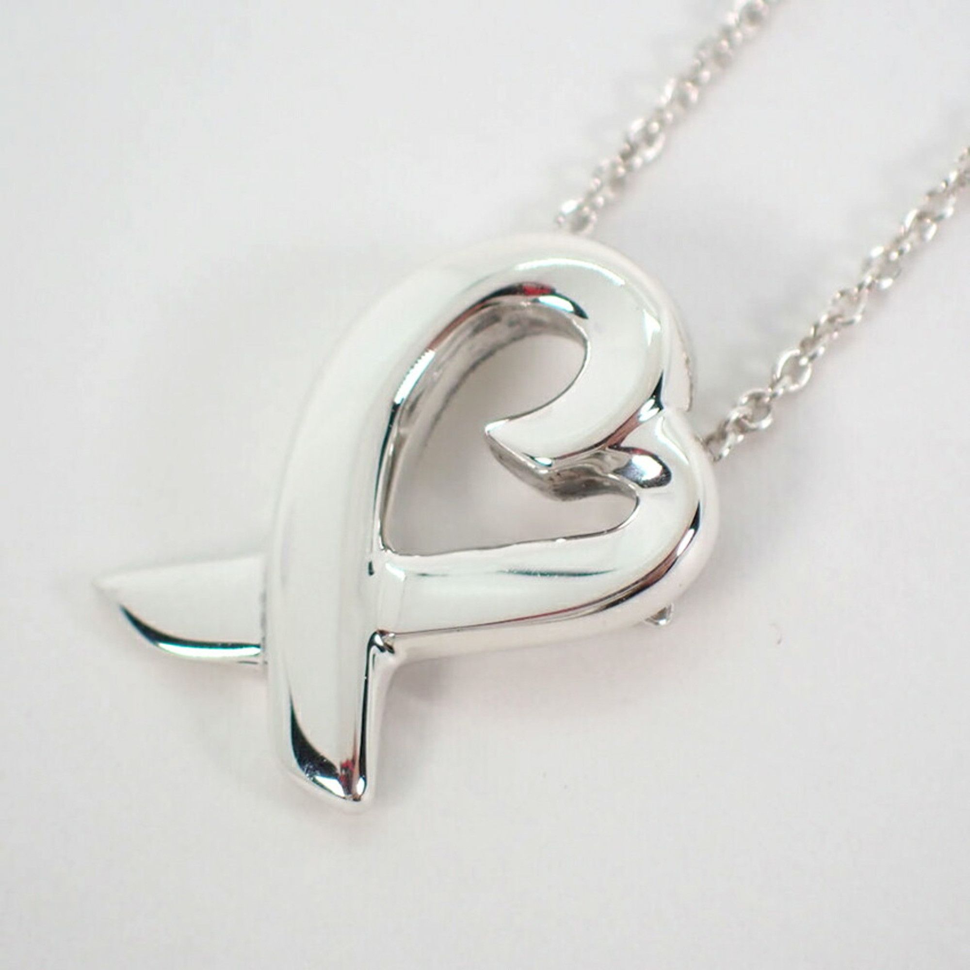 Tiffany & Co. TIFFANY 925 Loving Heart Pendant Necklace Size ONE SIZE - 7 Thumbnail