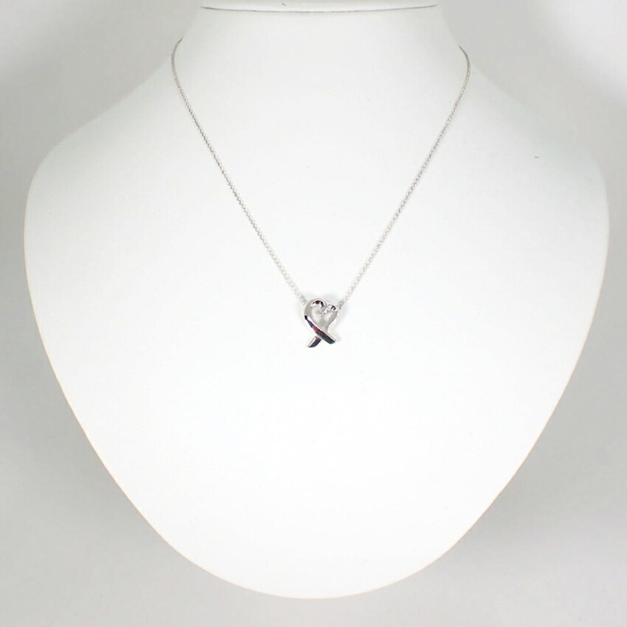 Tiffany & Co. TIFFANY 925 Loving Heart Pendant Necklace Size ONE SIZE - 3 Thumbnail