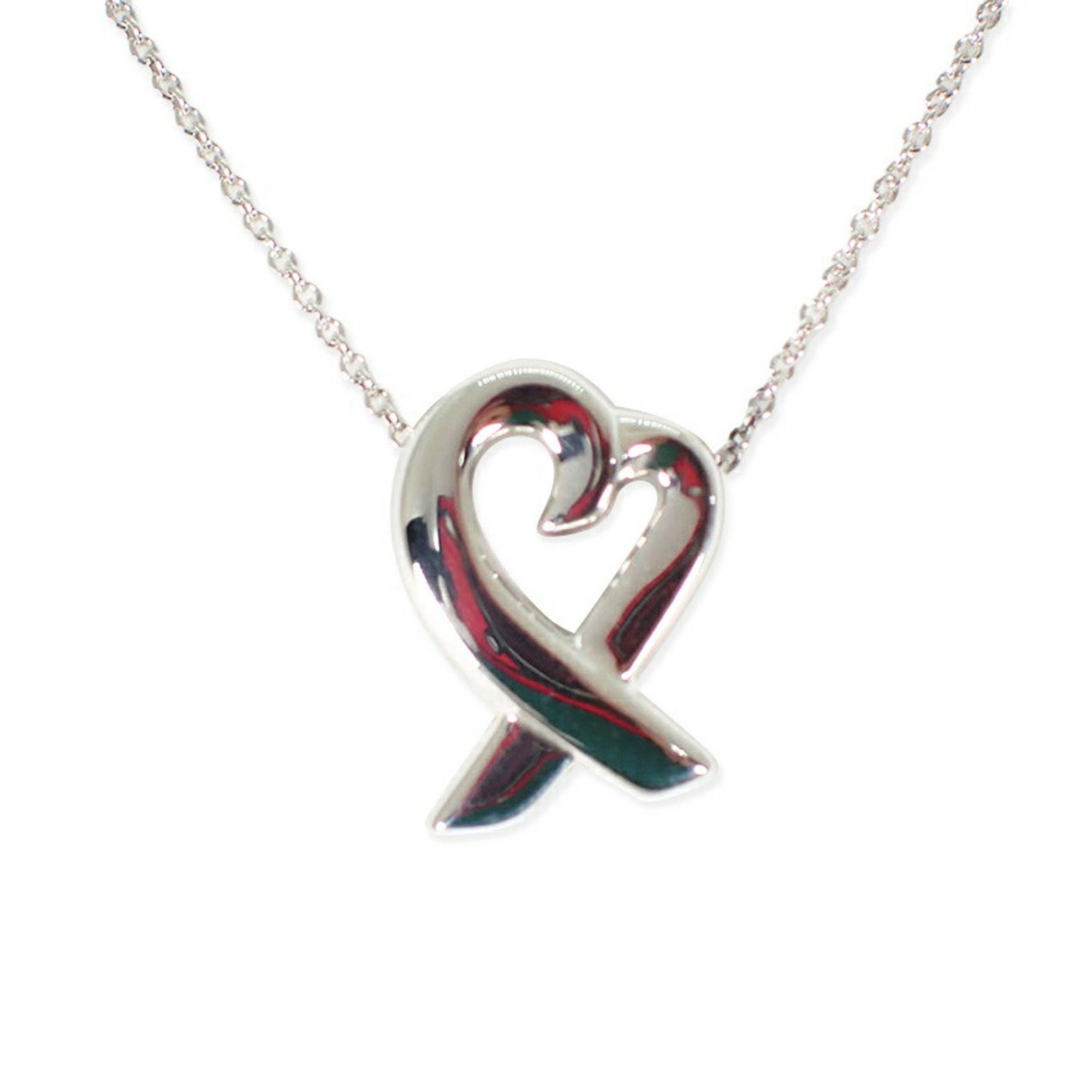 Tiffany & Co. TIFFANY 925 Loving Heart Pendant Necklace Size ONE SIZE - 2 Thumbnail