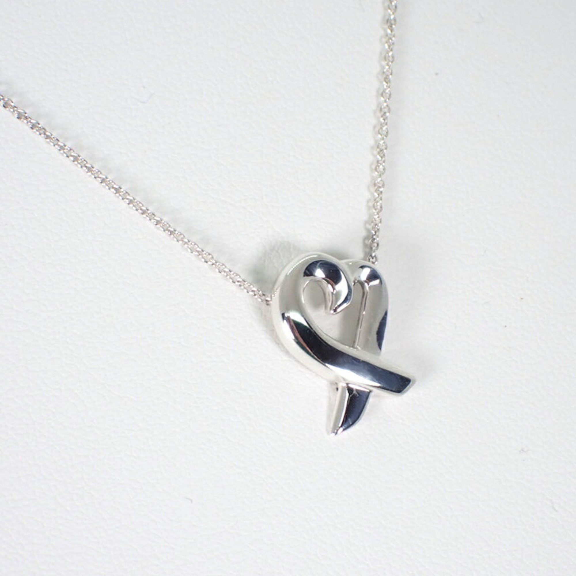 Tiffany & Co. TIFFANY 925 Loving Heart Pendant Necklace Size ONE SIZE - 4 Thumbnail