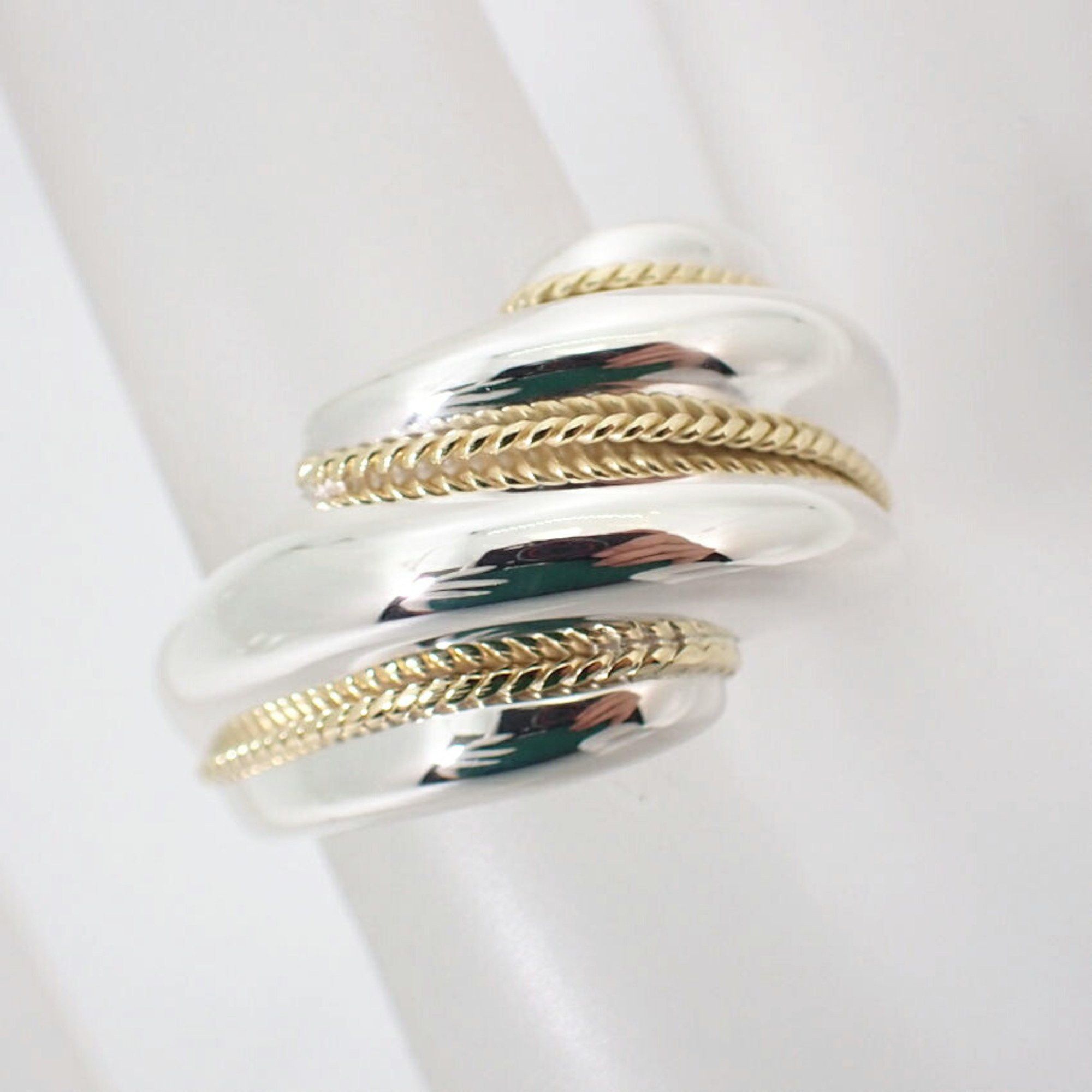 Tiffany & Co. Tiffany 925 750 Twisted Ring Size 10 Size ONE SIZE - 6 Thumbnail