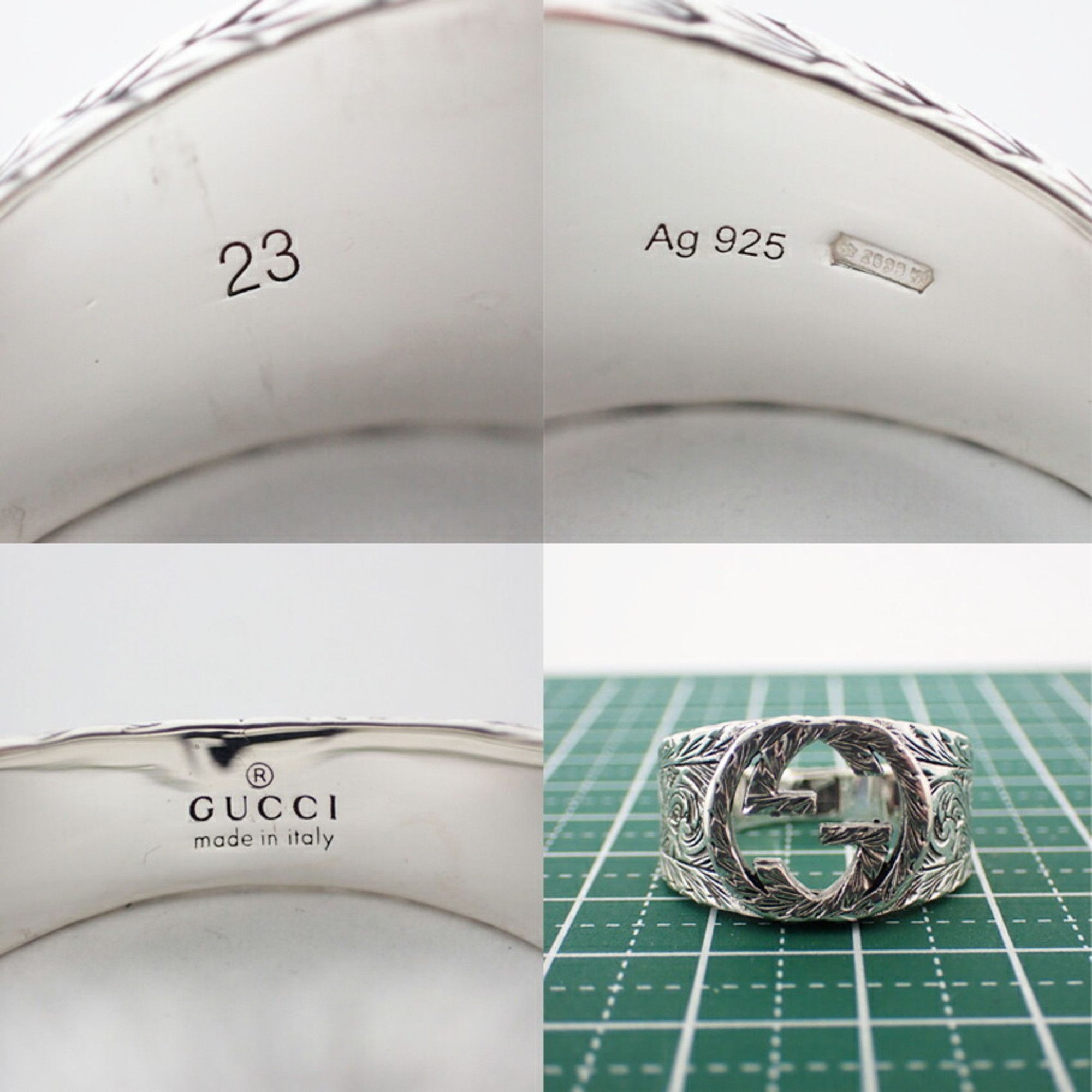 Gucci GUCCI 925 Interlocking Ring, size 22 Size ONE SIZE - 10 Thumbnail