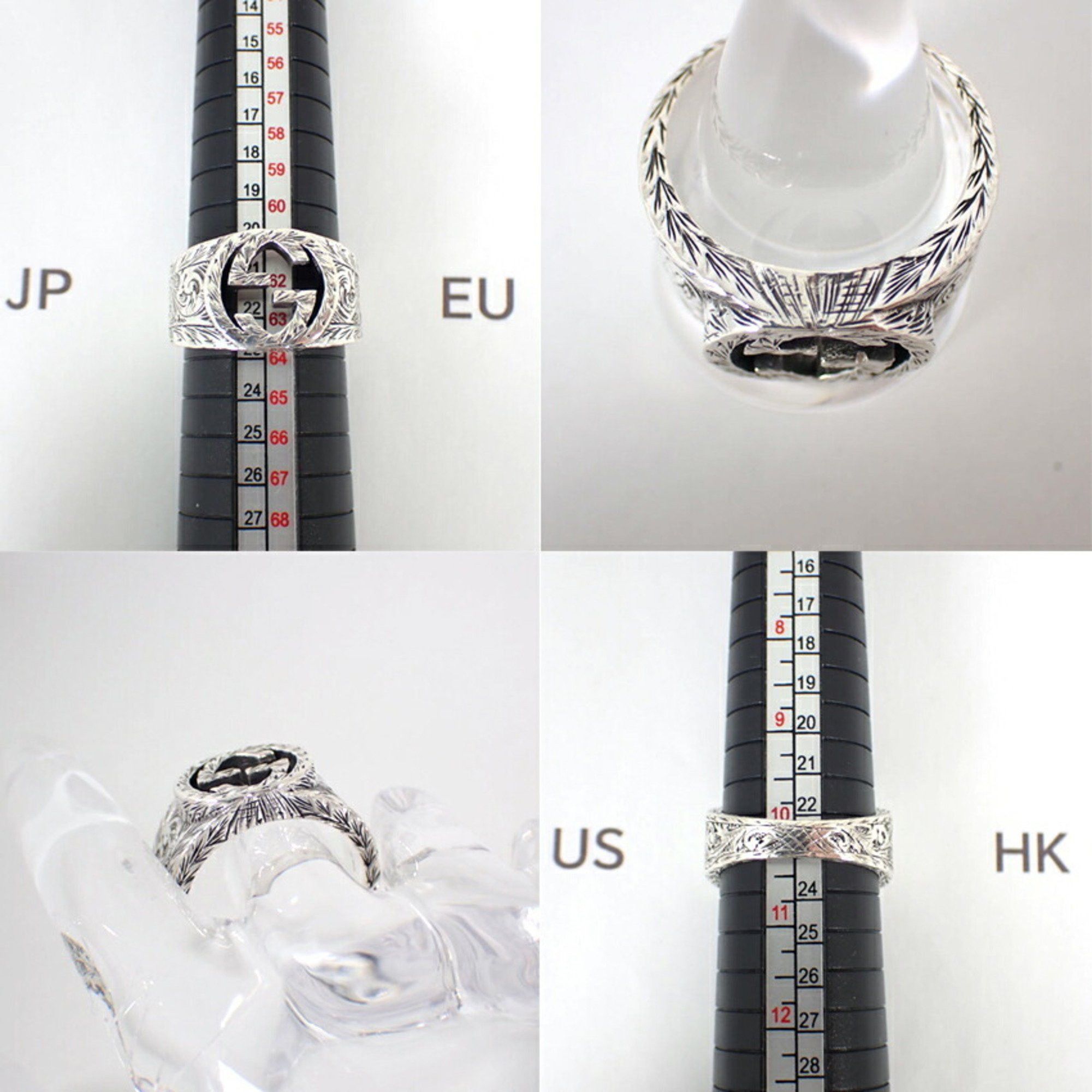 Gucci GUCCI 925 Interlocking Ring, size 22 Size ONE SIZE - 9 Thumbnail