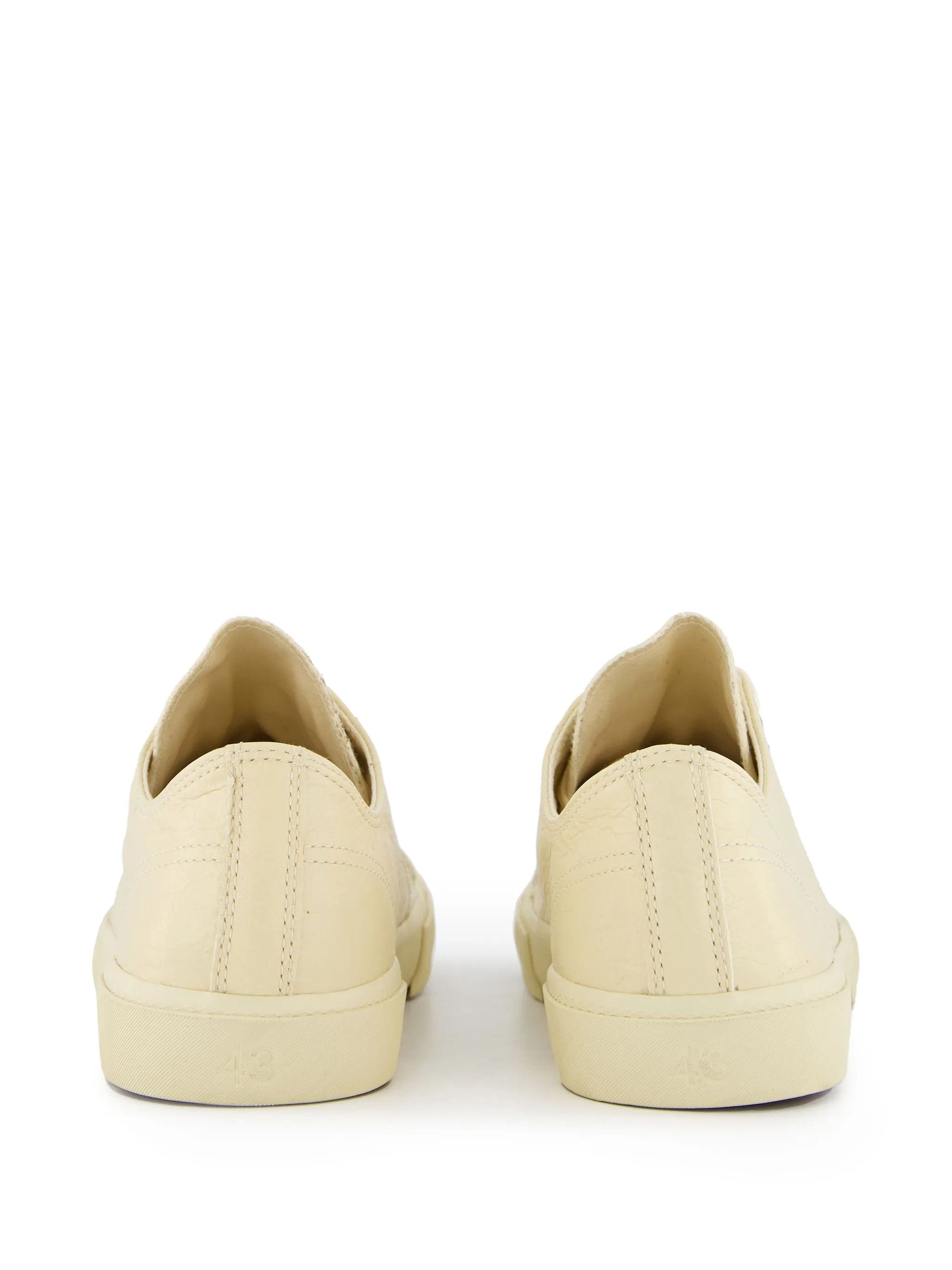 Balenciaga Paris Low Top Sneakers in Cream Size US 9 / EU 42 - 2 Thumbnail